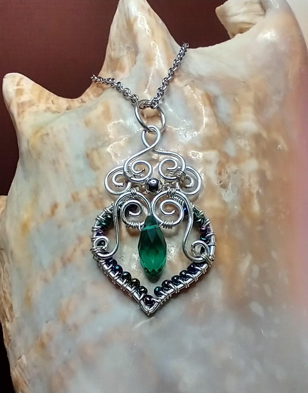 Beaded Frame Pendant 3 Steps Instructables - Gorgeous Mountain Illustration - Ultra HD