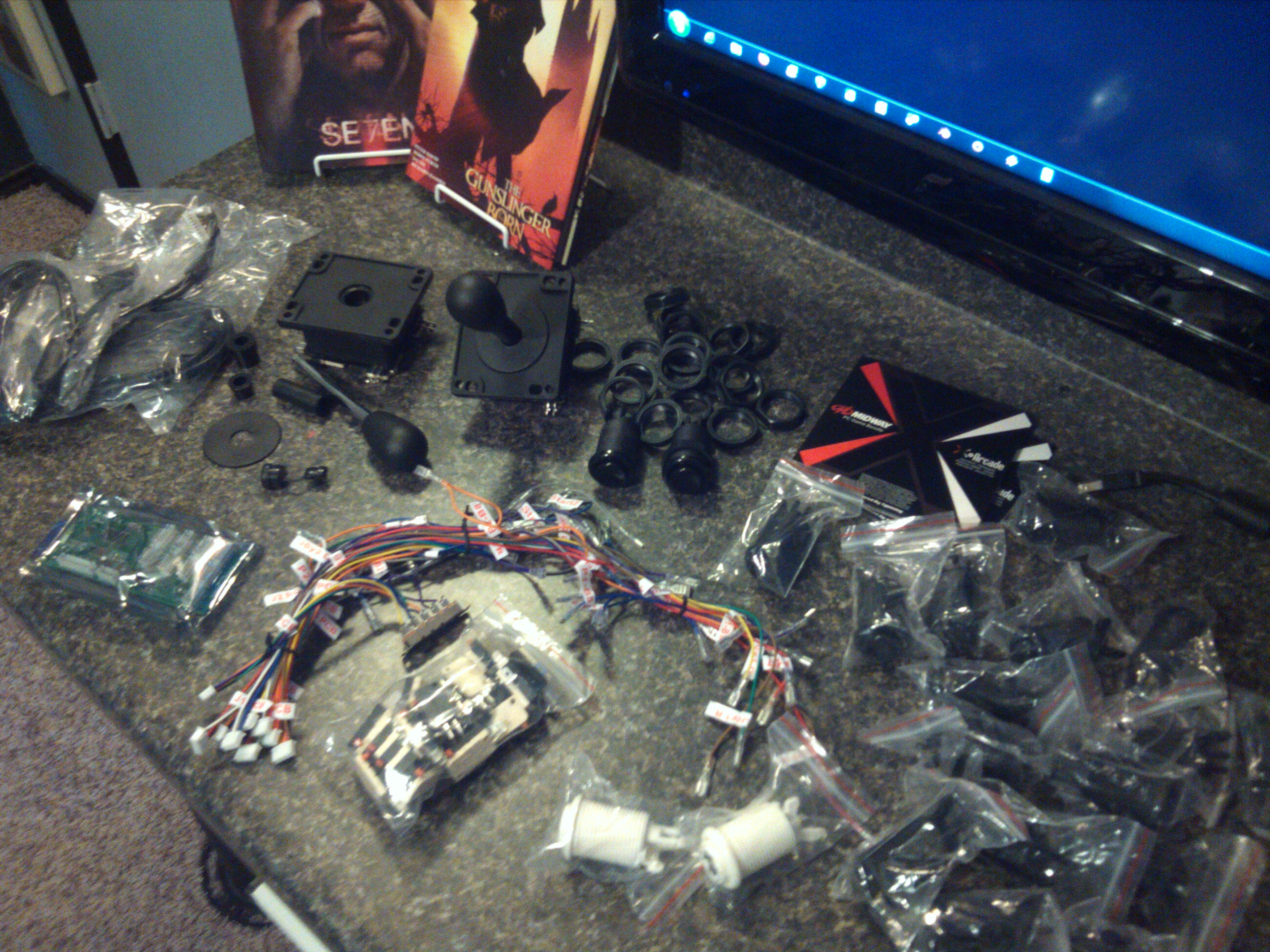 Diy Arcade Machine 4 Steps Instructables - Dark Illustration Collection - High Resolution Quality