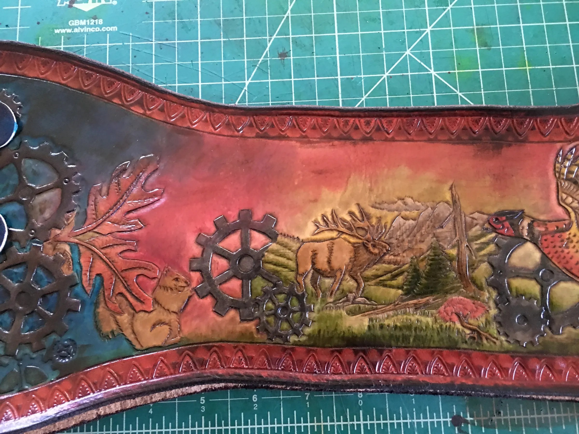 Leather Painting 9 Steps With Pictures Instructables