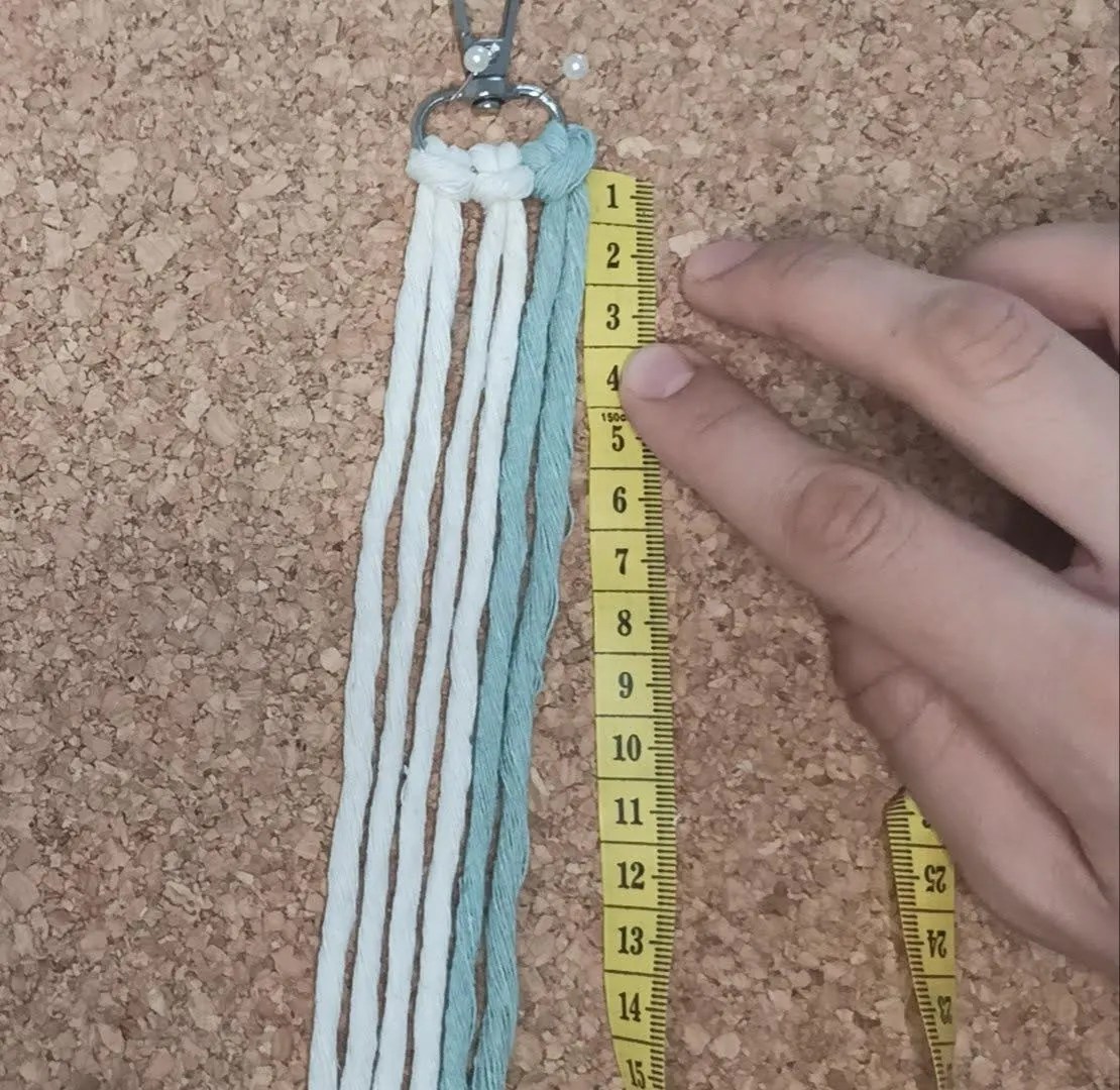 How To Make A Macrame Wristlet Keychain Step By Step Tutorial For
