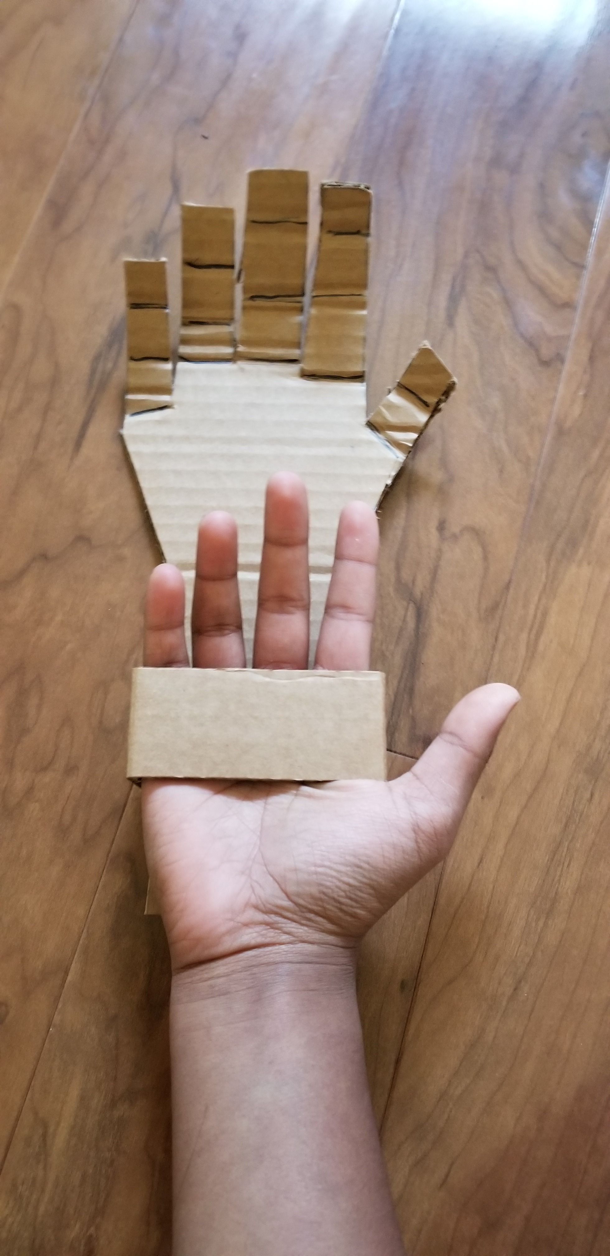 Diy Cardboard Mechanical Hand 4 Steps Instructables - Download Premium Minimal Texture | HD
