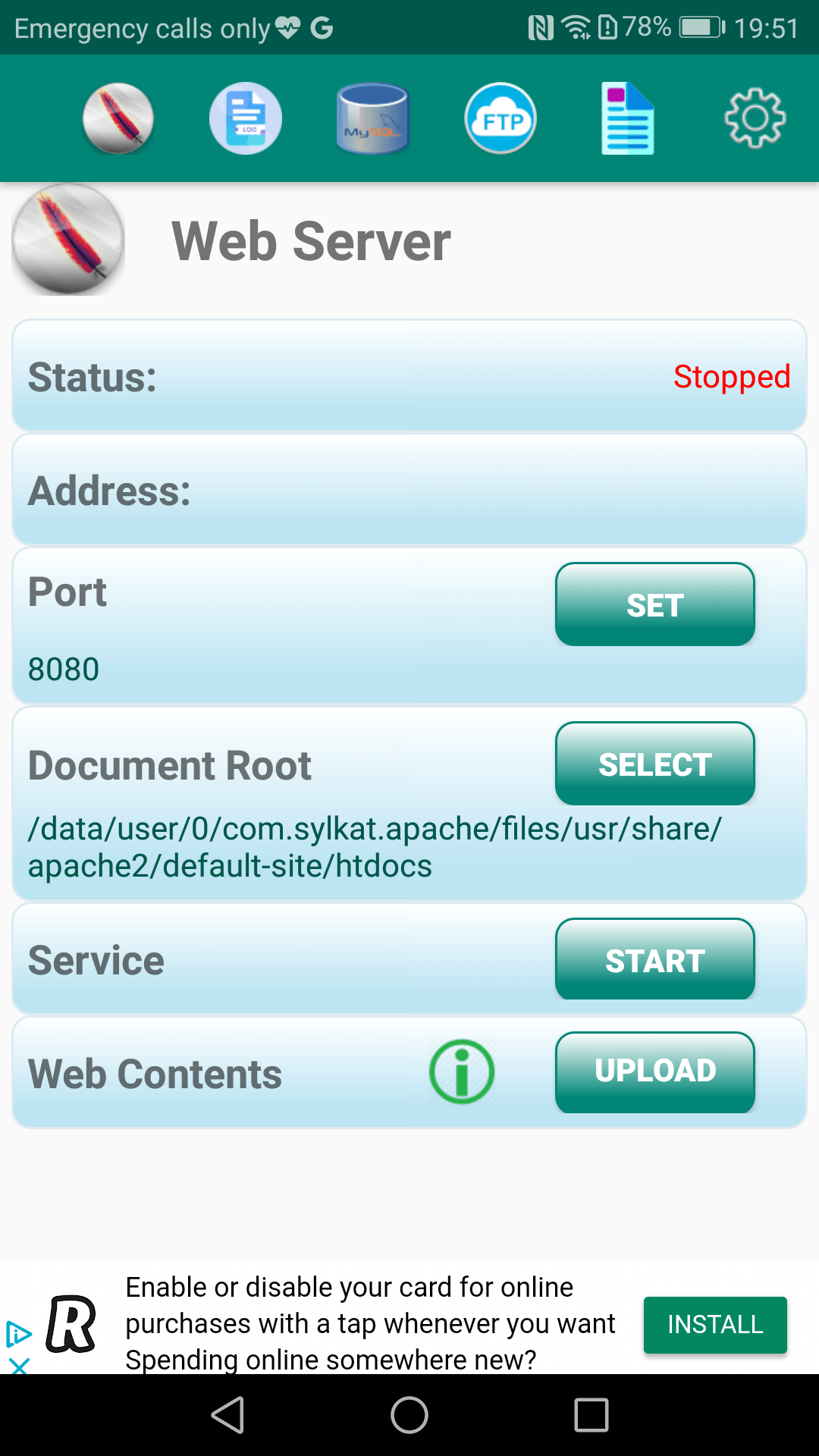 Download Simplehttpserver 1 6 1 For Android Uptodown Com - Premium Gradient Picture - Retina