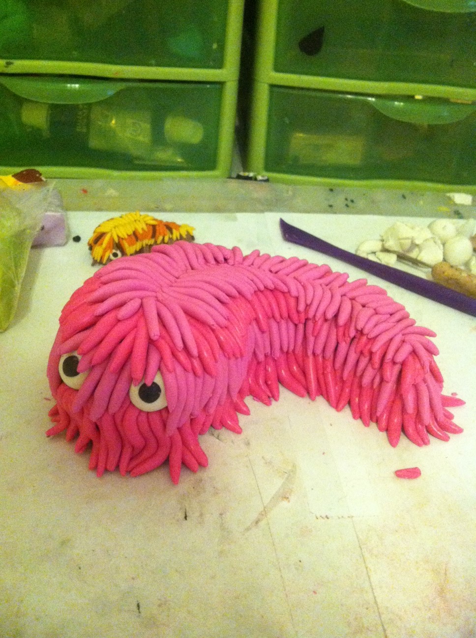 Fuzzy Monster 13 Steps Instructables - Perfect Dark Art - Mobile