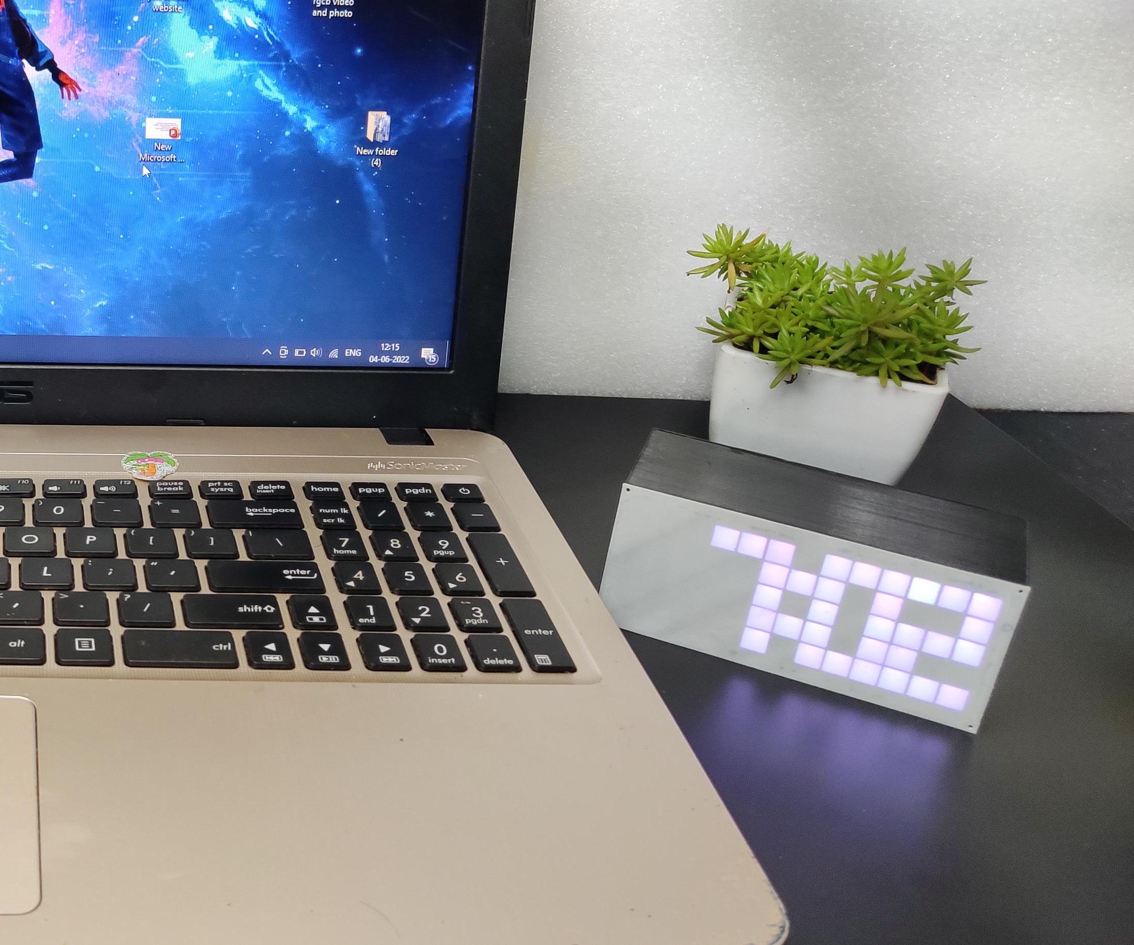 Simple Rgb Desktop Clock Using Attiny85 9 Steps With Pictures - Ultra HD Nature Background - HD