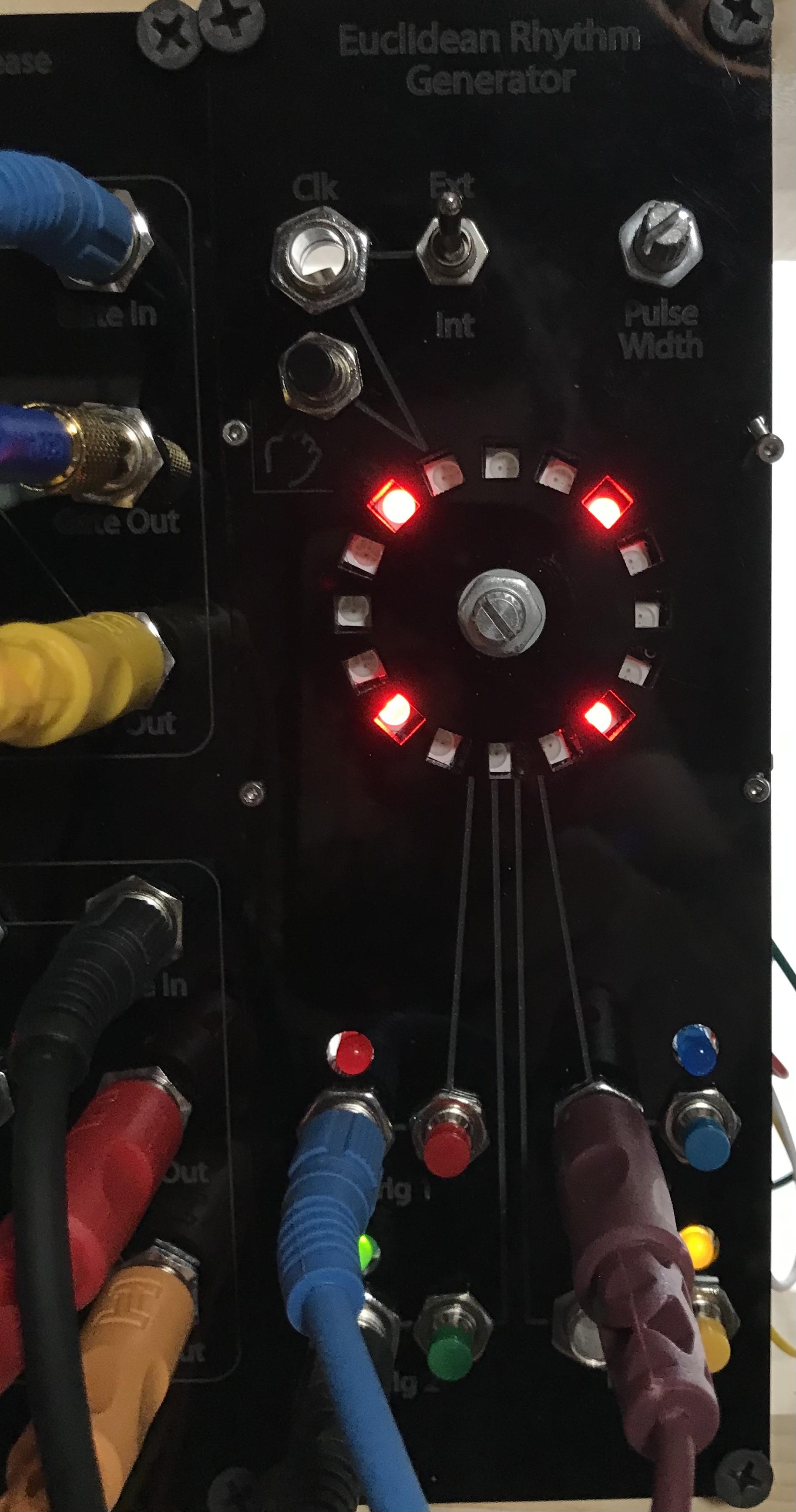 Euclidean Rhythm Drum Or Synth Sequencer Module - Geometric Patterns - High Quality High Resolution Collection