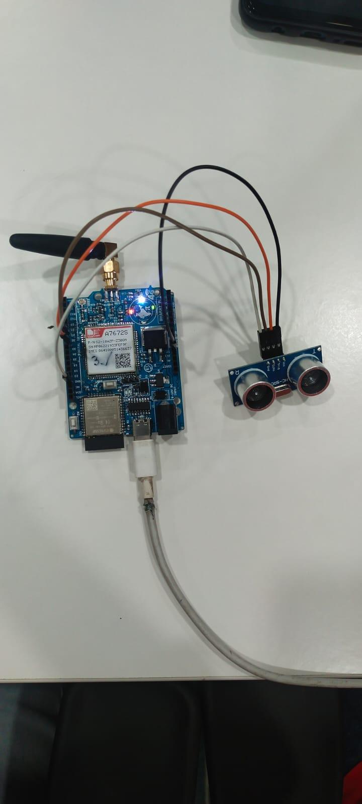 Interfacing Ultra Sonic Sensor With Bharat Pi 7 Steps Instructables - City Illustration Collection - Retina Quality
