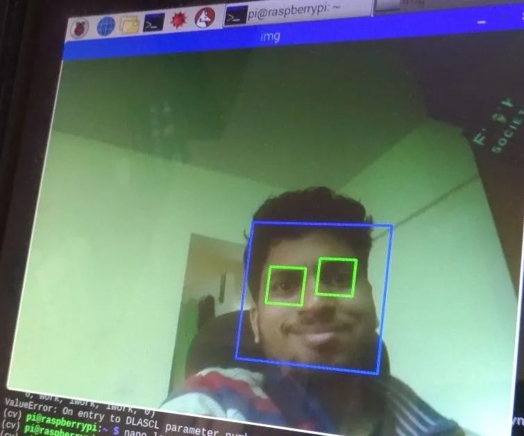 Raspberry Pi And Arduino Face Recognition Python Opencv Capturing