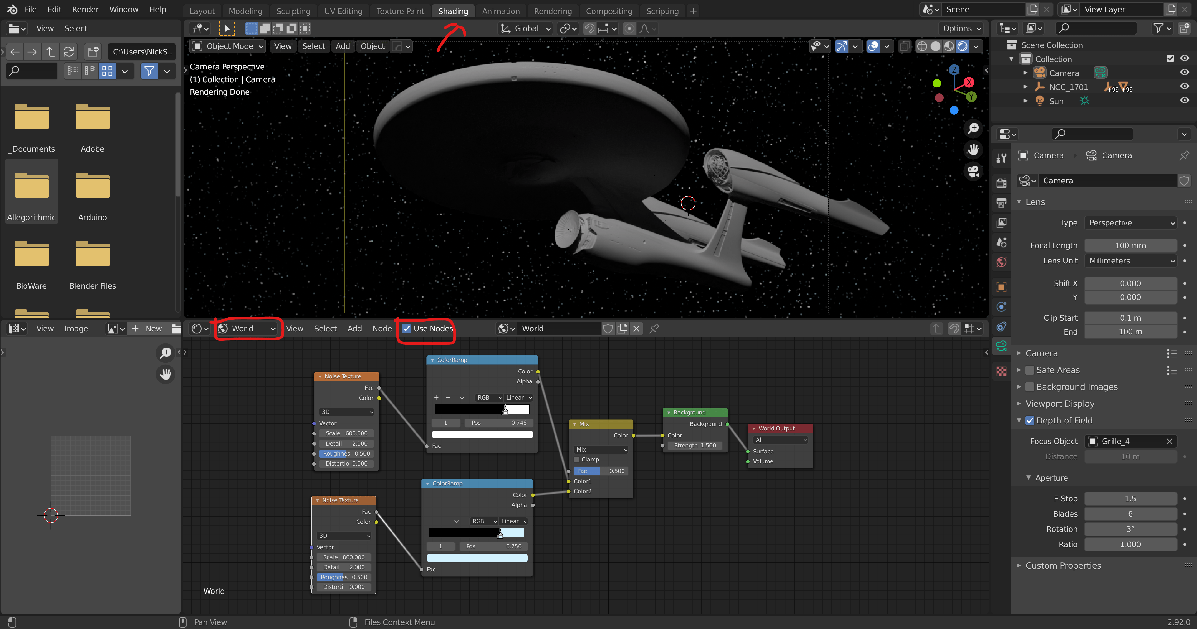Blender 2 8 Space Scene Setup Tutorial 9 Steps Instructables - Premium Space Illustration Gallery - HD