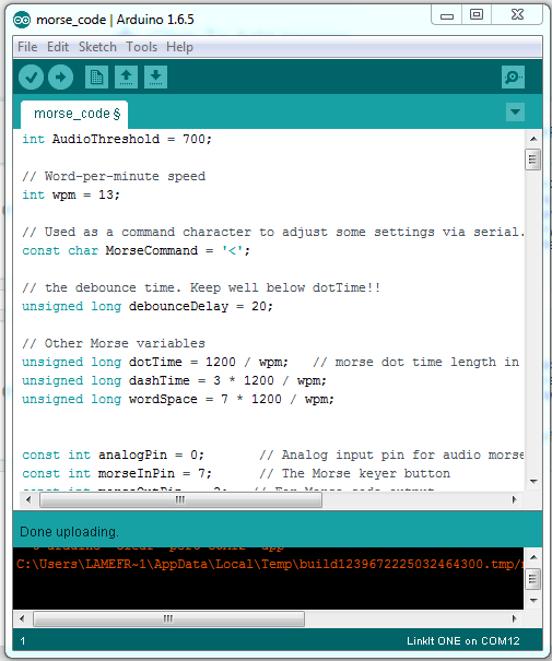 Morse Code Encoder Decoder Using Linkit One 6 Steps With Pictures - Amazing Dark Image - Full HD