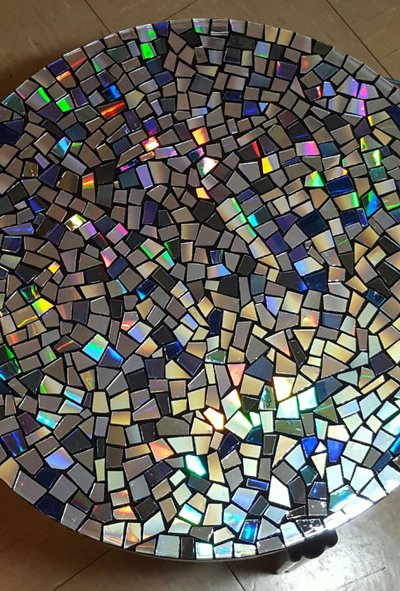 Cd Mosaic 8 Steps Instructables - Best Colorful Textures in Retina