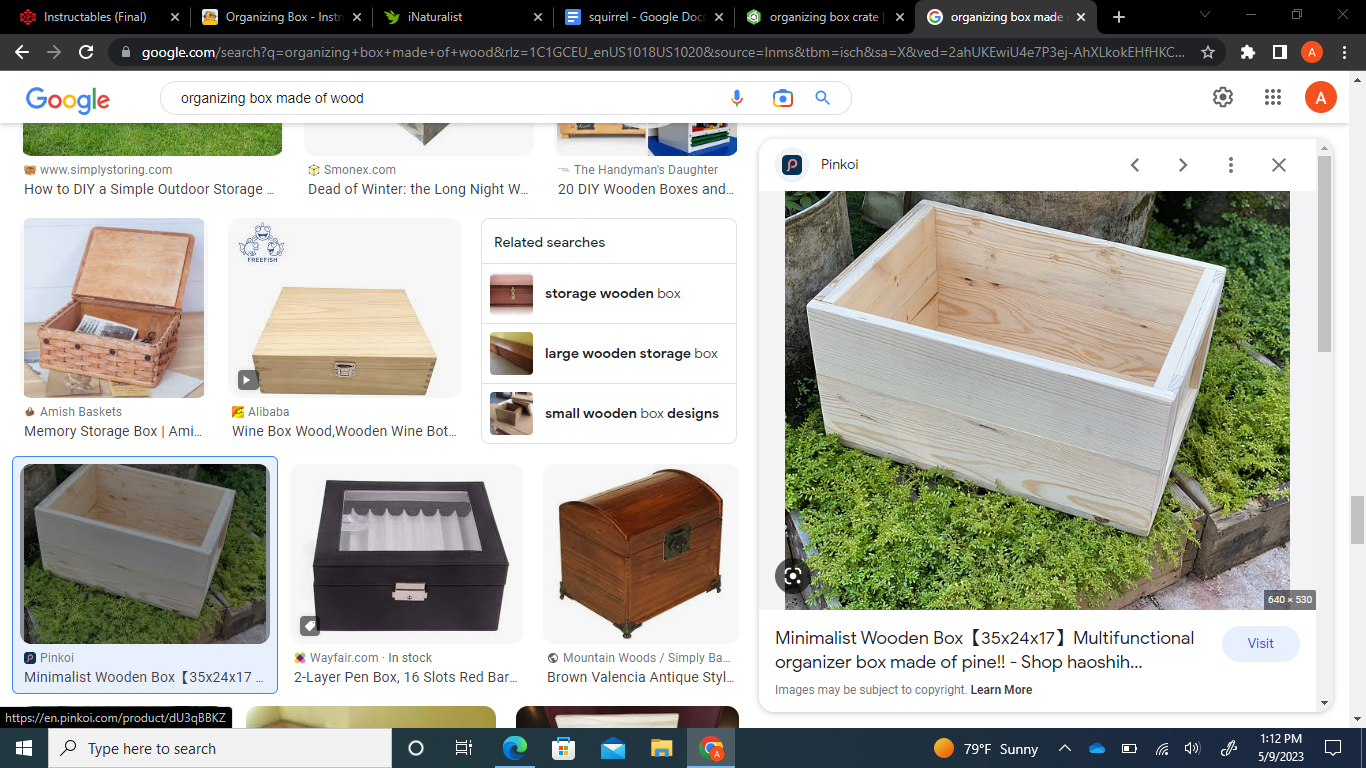 Organizing Box Instructables - Vintage Arts - Classic High Resolution Collection
