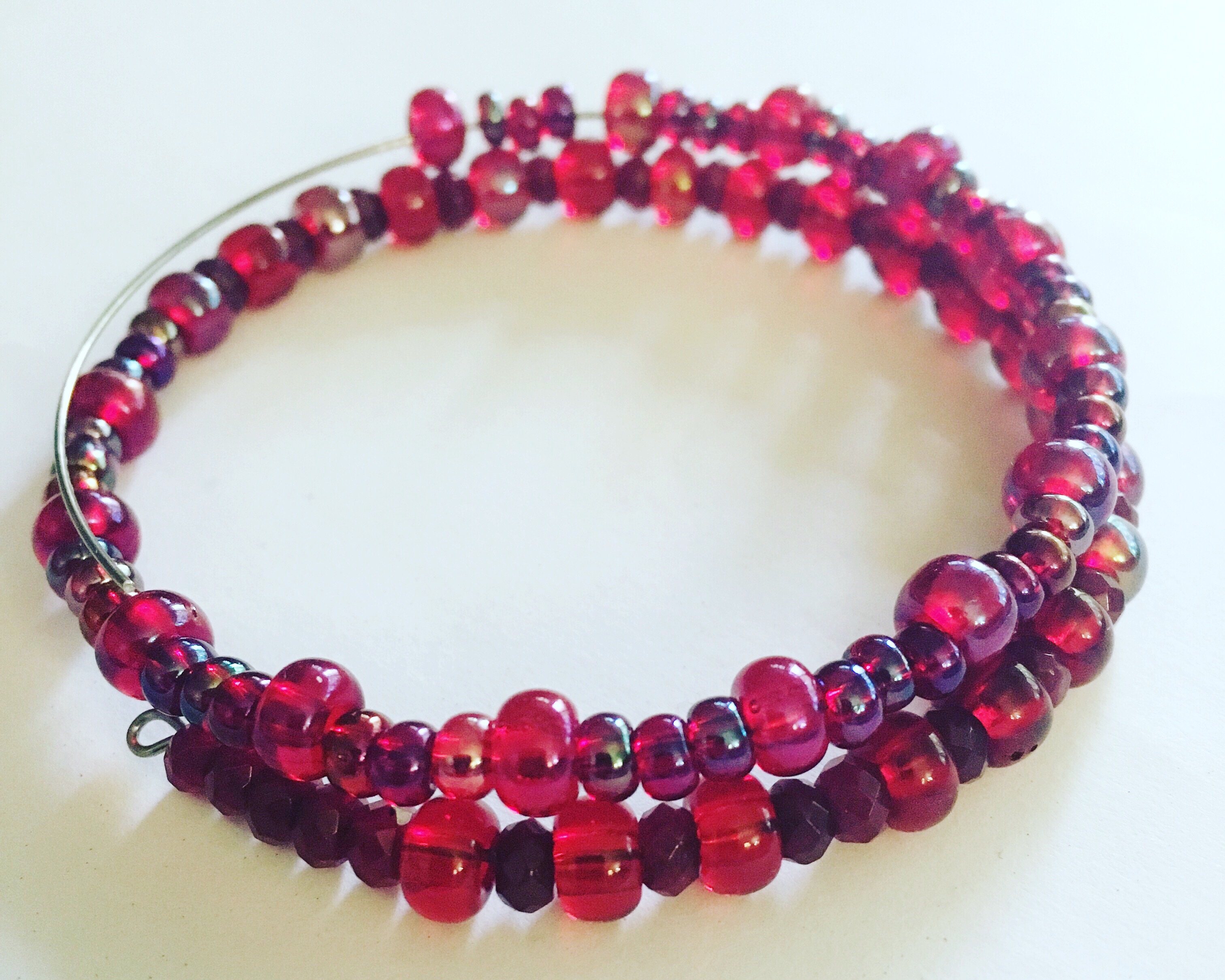 Diy Gold Beaded Memory Wire Cuff Bracelet Instructables - Light Design Collection - 4K Quality