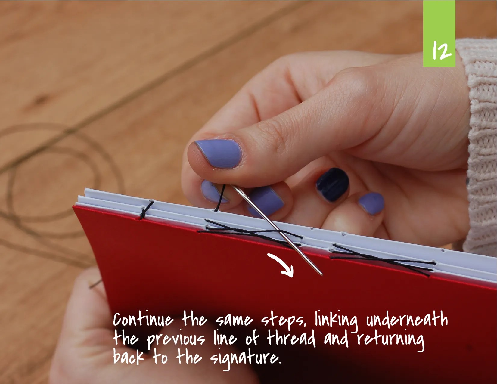 French Link Stitch Bookbinding 8 Steps With Pictures Instructables