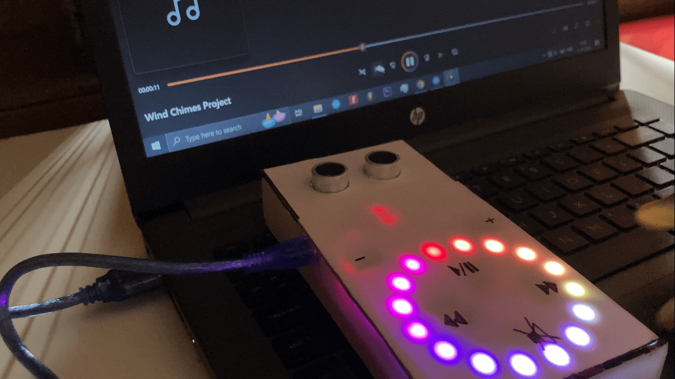 Arduino Hid Ultrasonic Volume Control Media Controller Youtube - Modern Sunset Pattern - HD