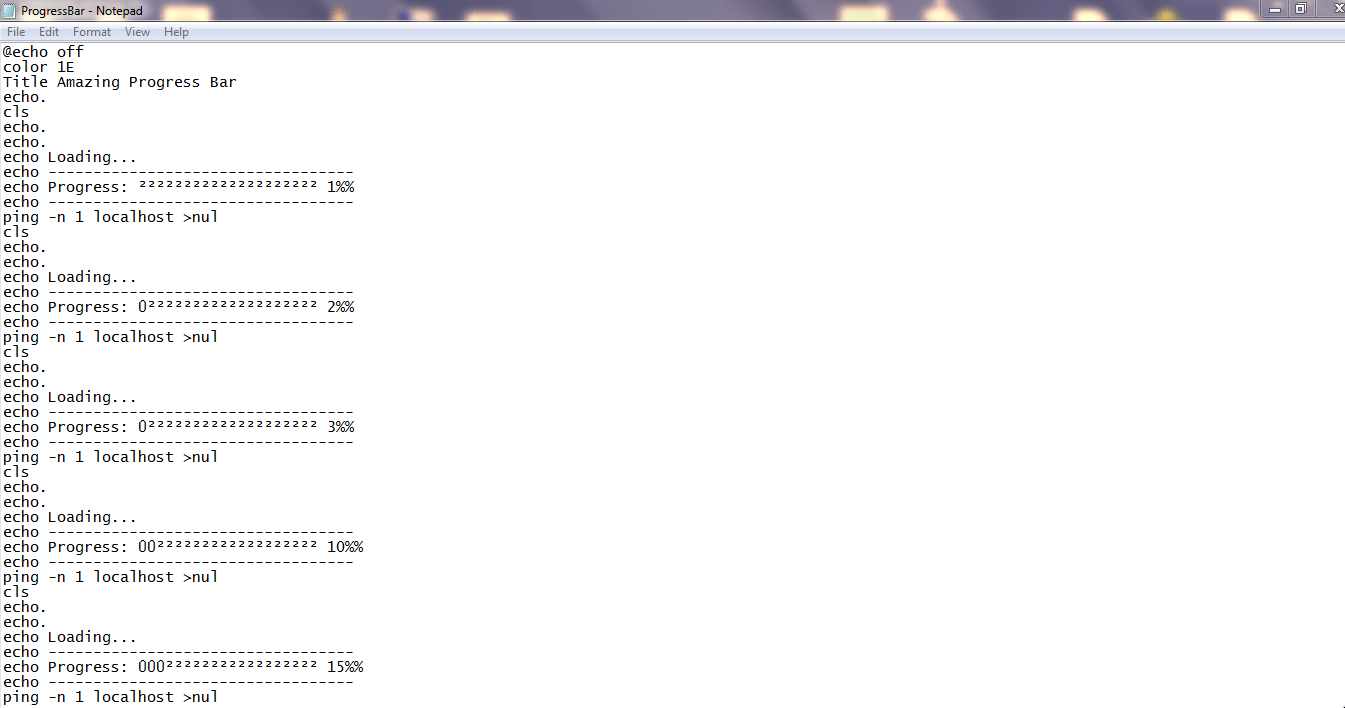 Windows Progress Bar Not Rendering Correctly In Cmd Issue 1237 - Desktop Minimal Wallpapers for Desktop
