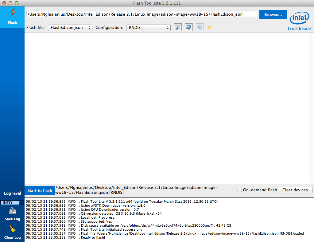 Intel Edison Guide Flashing Linux Image With The New Flash Tool Lite - Creative Light Photo - Mobile