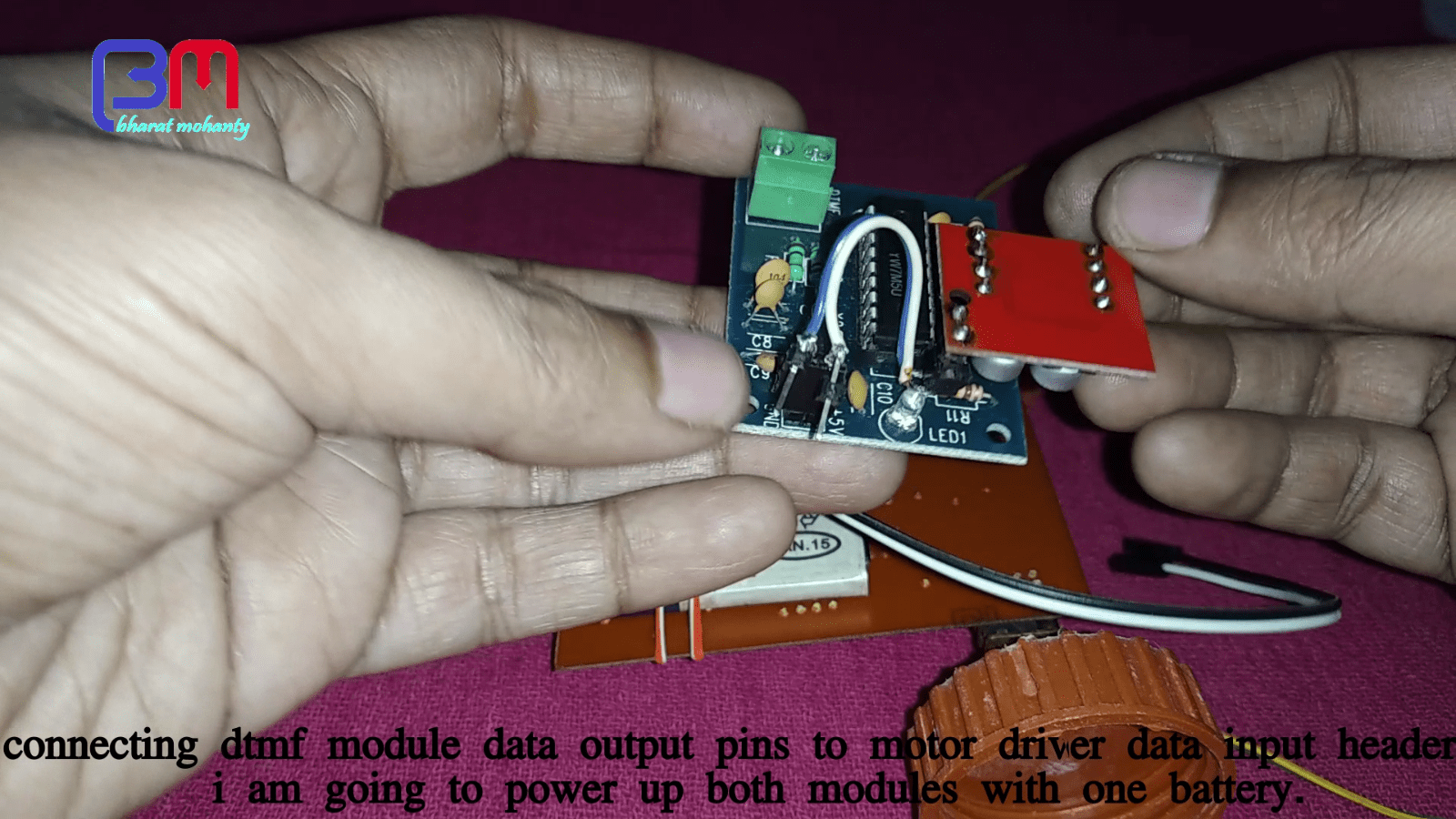 Dtmf Bluetooth Robot 3 Steps Instructables - Best Gradient Arts in Retina