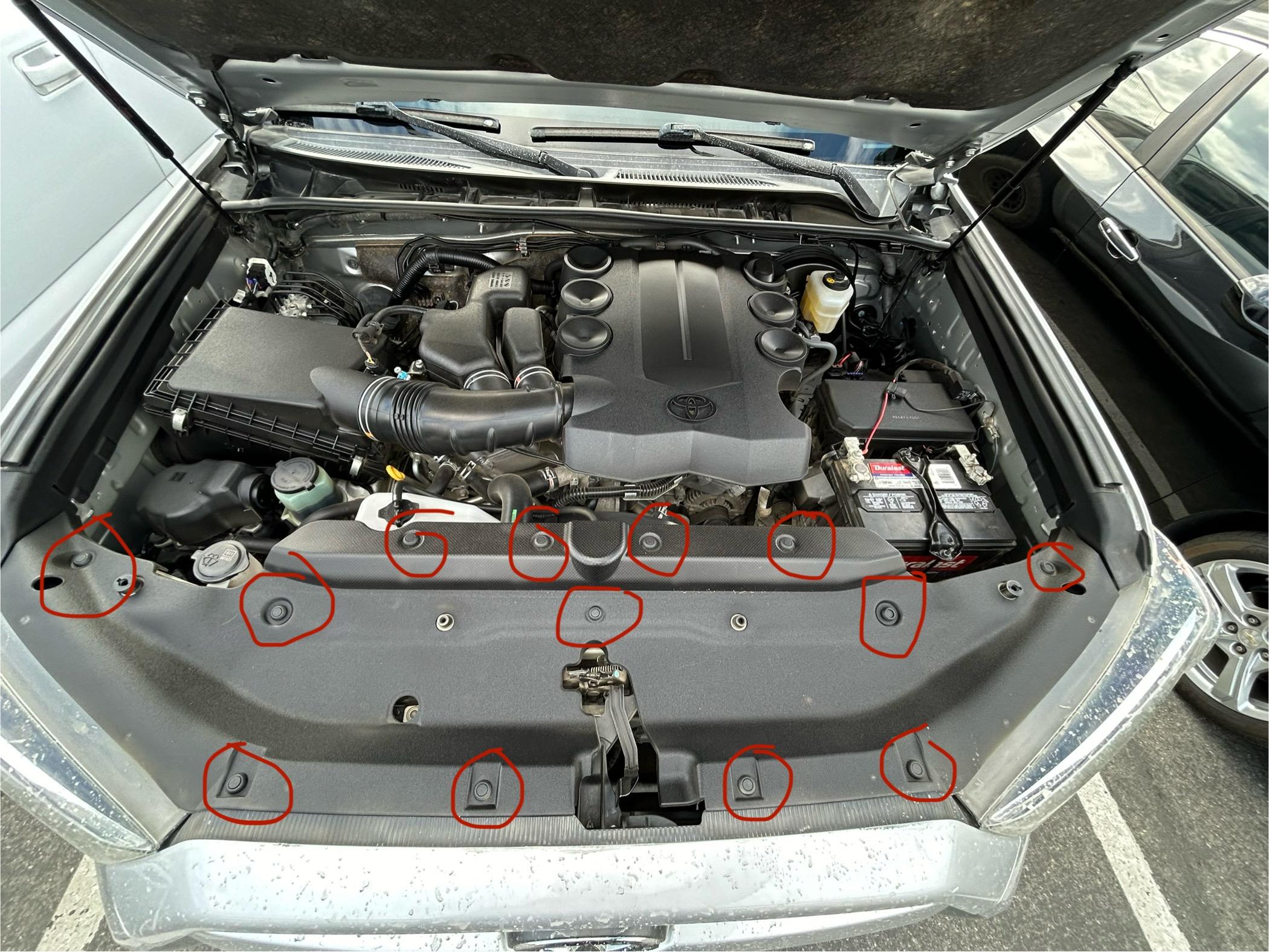 Toyota 4runner headlight bulb replacement