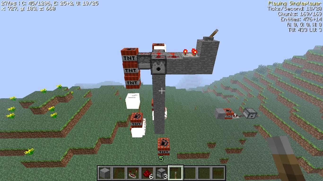 Minecraft Auto Miner 4 Steps Instructables
