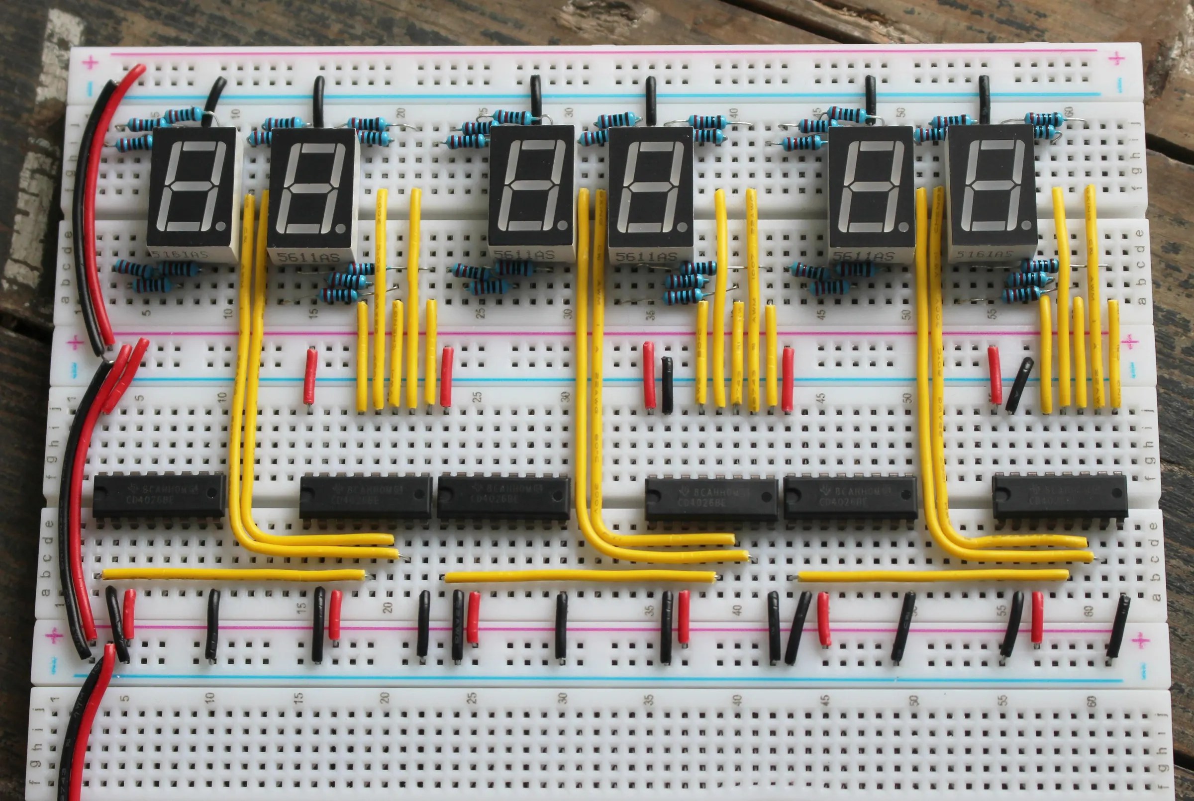 Common Ic Breadboard Clock 7 Steps With Pictures Instructables