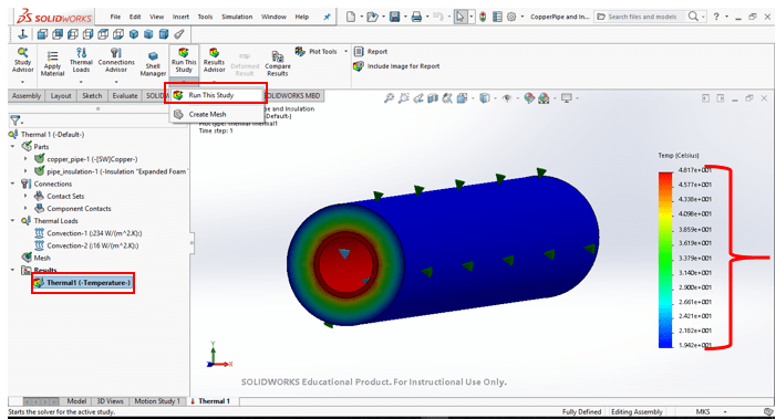 Solidworks Static Thermal Simulation 4 Steps Instructables - Elegant Ultra HD City Illustrations | Free Download