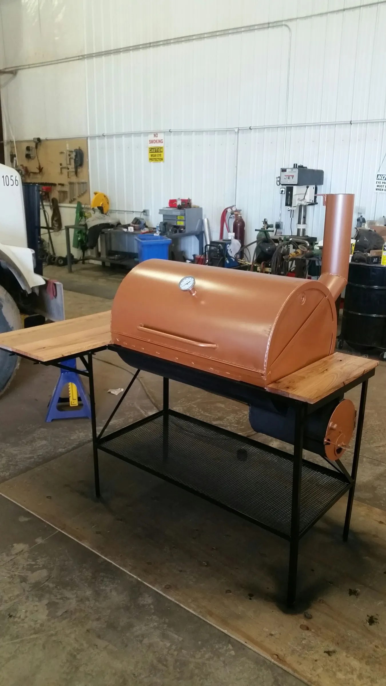 Reverse Flow Bbq Smoker Grill 4 Steps With Pictures Instructables