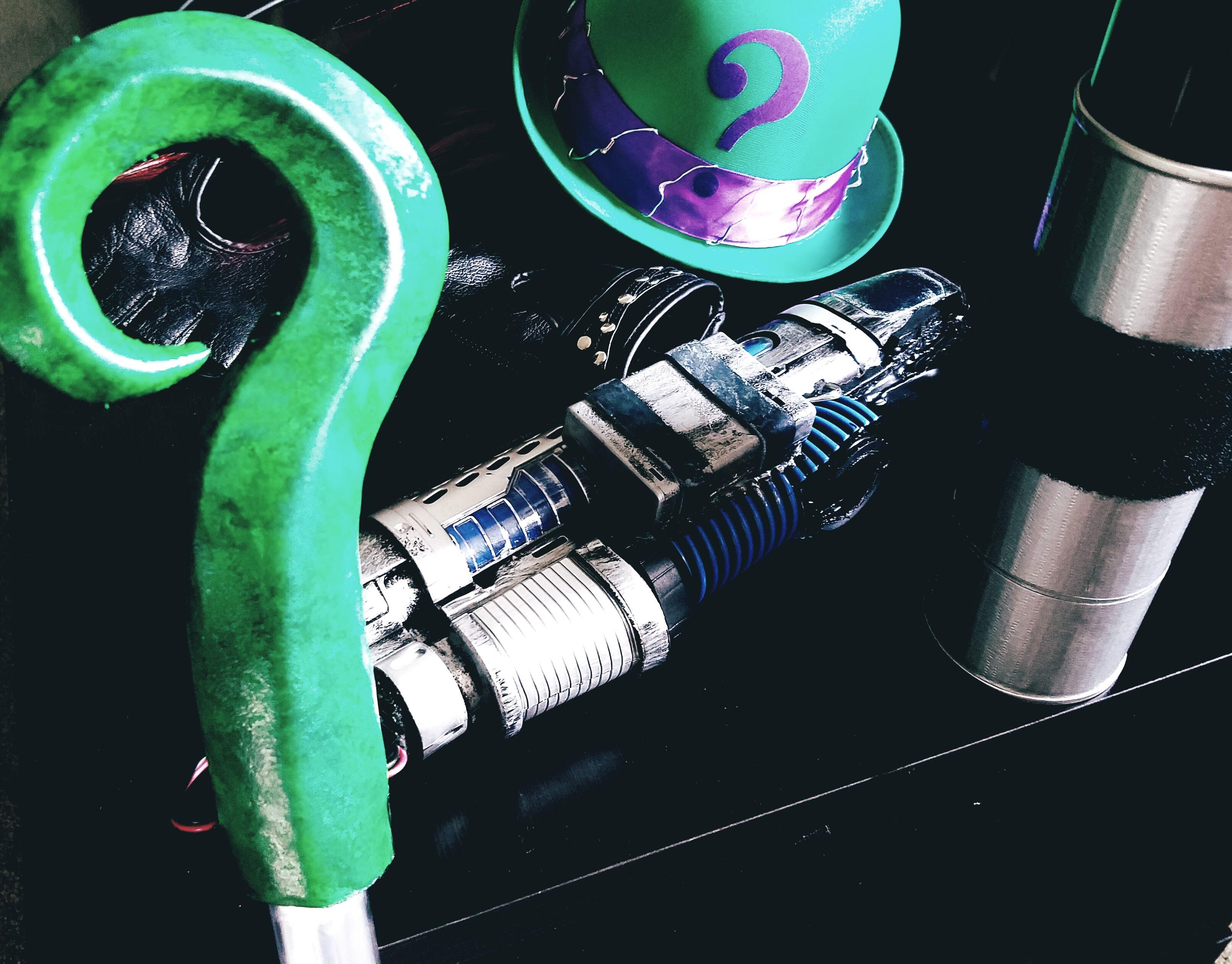 Riddler Cane Instructables - Creative Gradient Background - HD