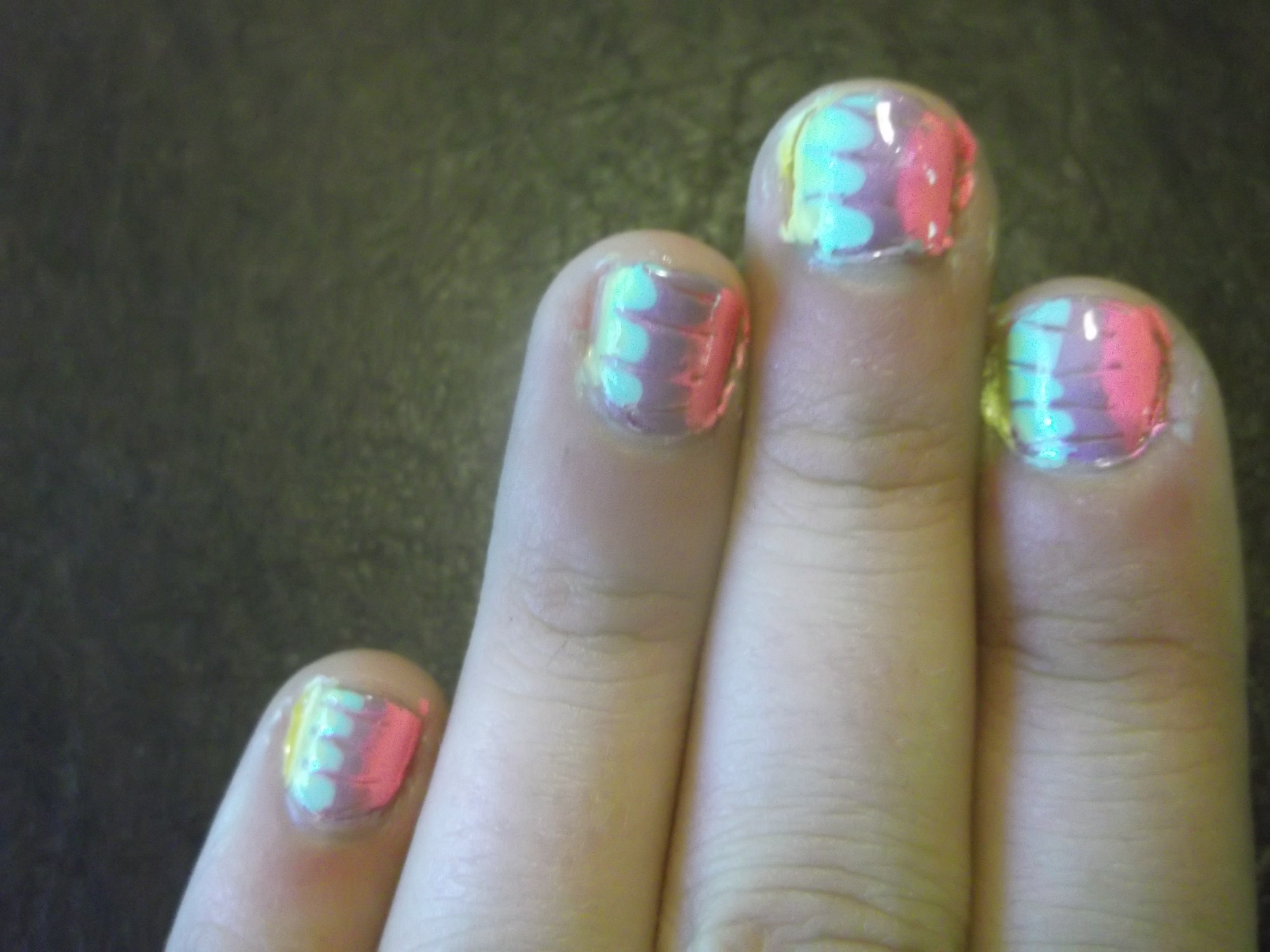 Sunburst Nails 3 Steps Instructables - Best Space Patterns in 4K