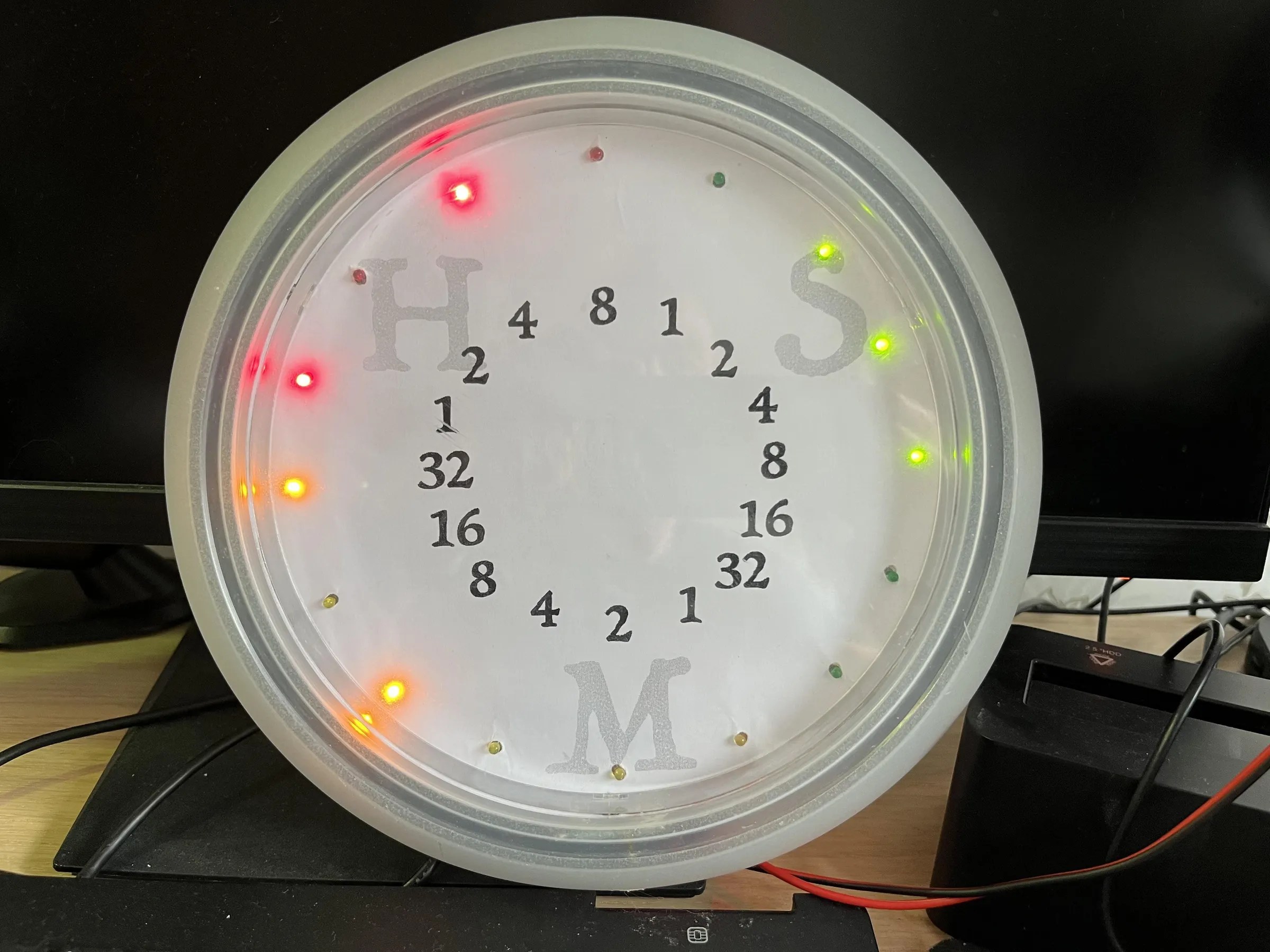 Lilypad Arduino Binary Clock 3 Steps Instructables