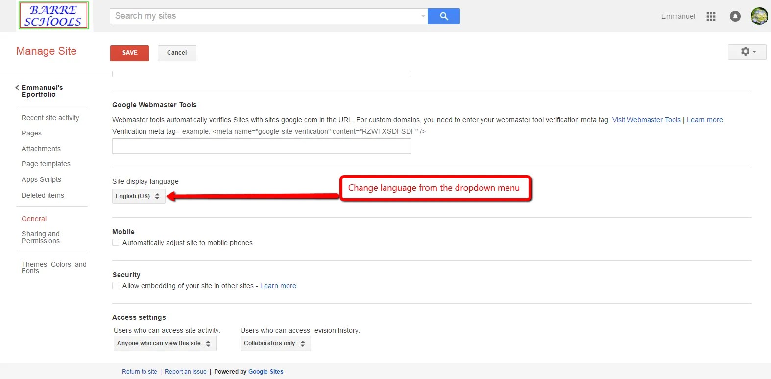 Eportfolio With Google Sites 8 Steps Instructables