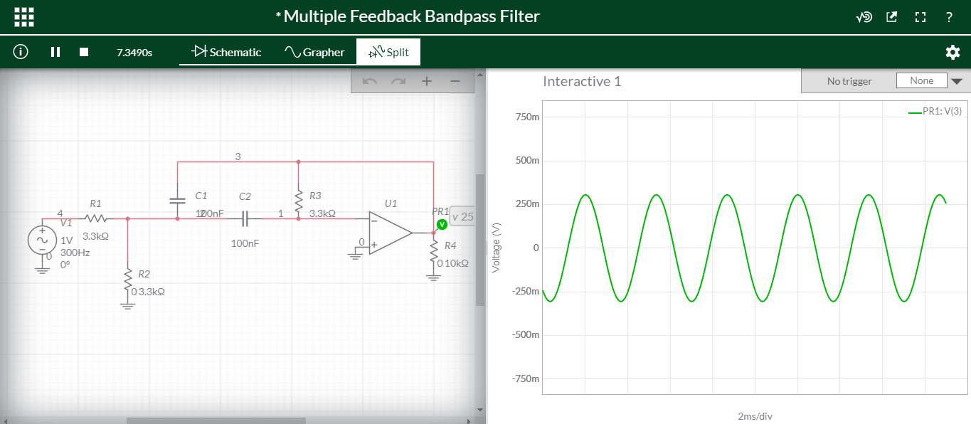 Multiple Feedback Bandpass Circuitlab - Colorful Photos - High Quality HD Collection