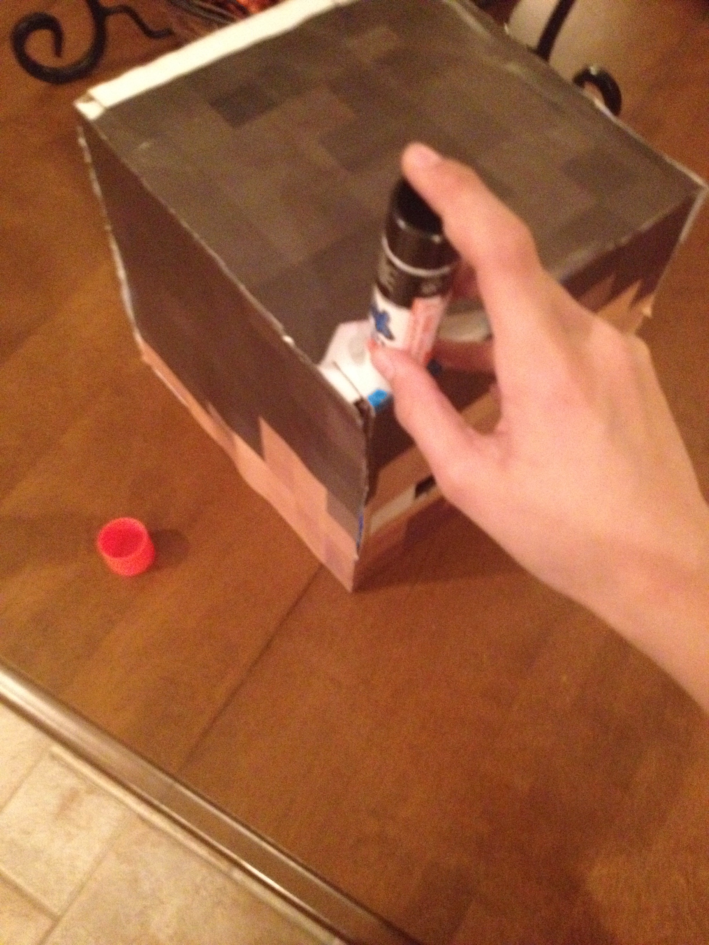 Minecraft Easy Steve Head 6 Steps Instructables - Dark Background Collection - HD Quality