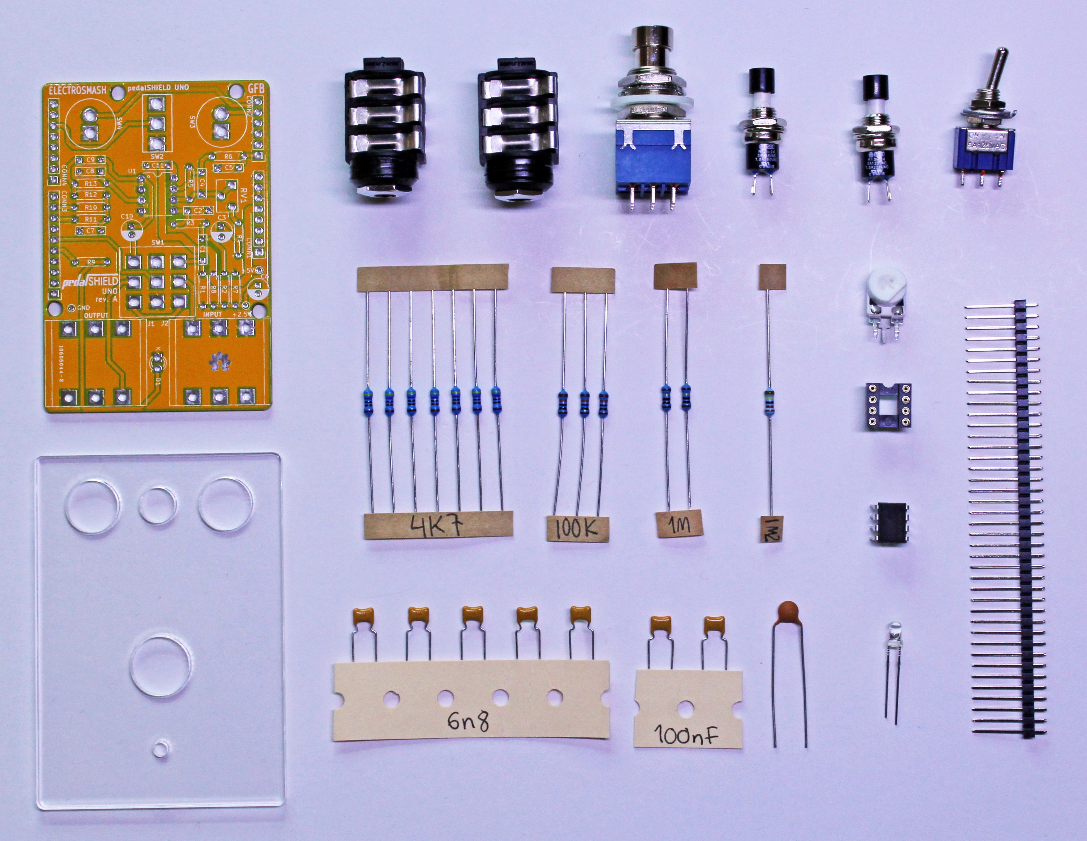 Github Electrosmash Pedalshield Pedalshield Arduino Guitar Pedal - Gradient Textures - Stunning 4K Collection