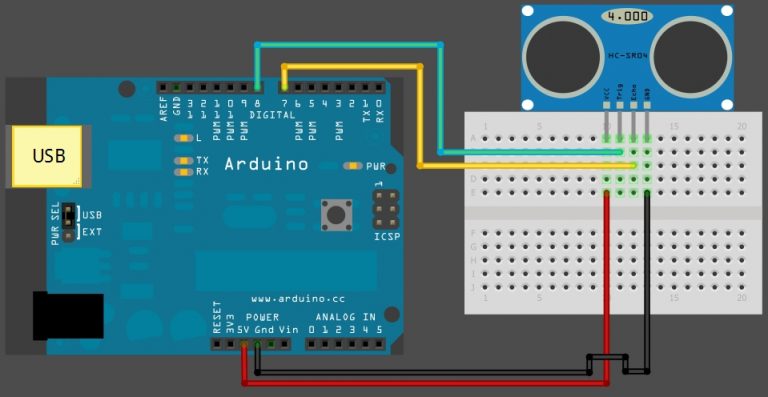 Ultrasonic Sensor Interface With Arduino Instructables - Best Light Illustrations in Mobile