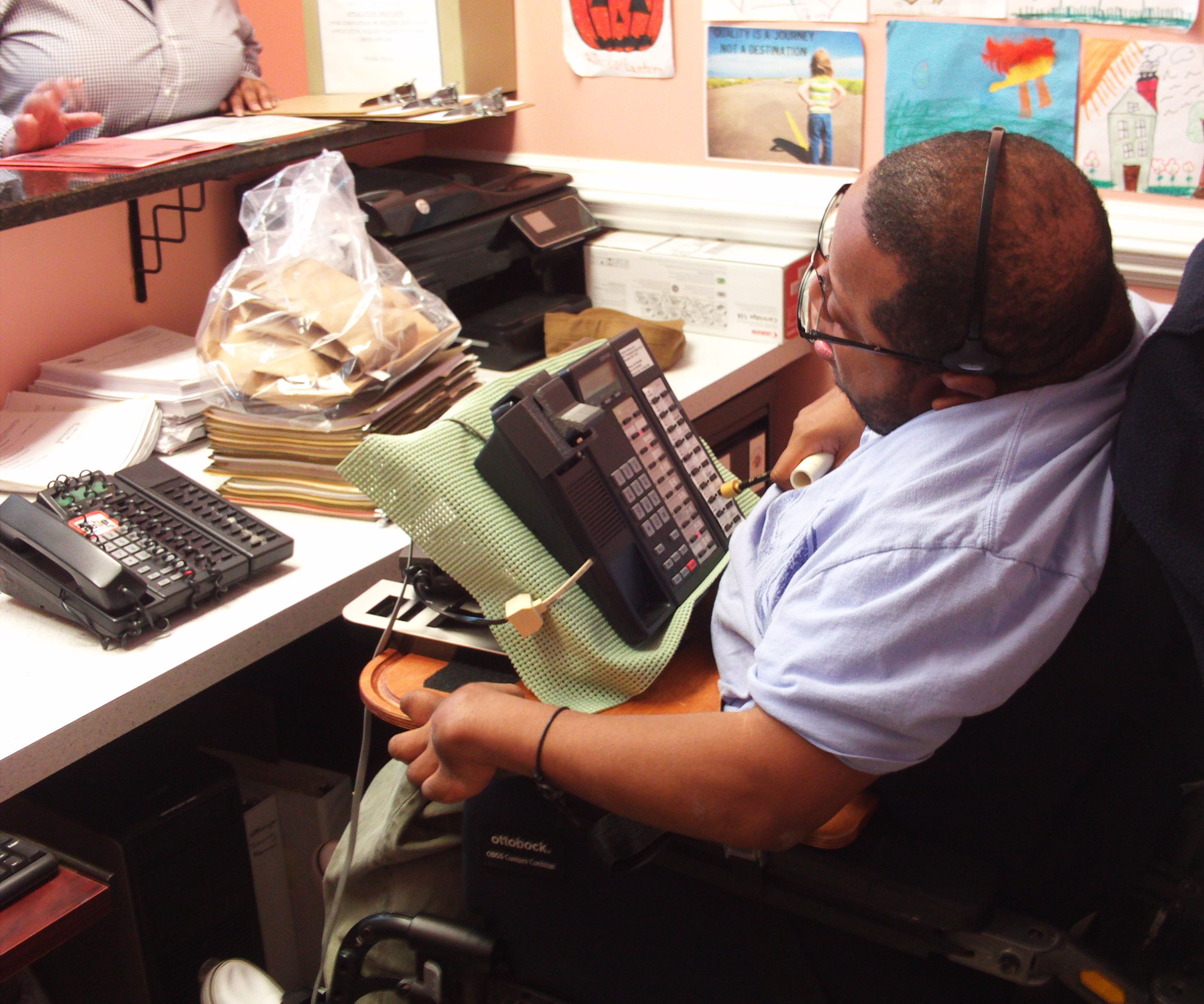 Kajobutton Standard Switch Assistive Technology - Professional Light Background - Desktop