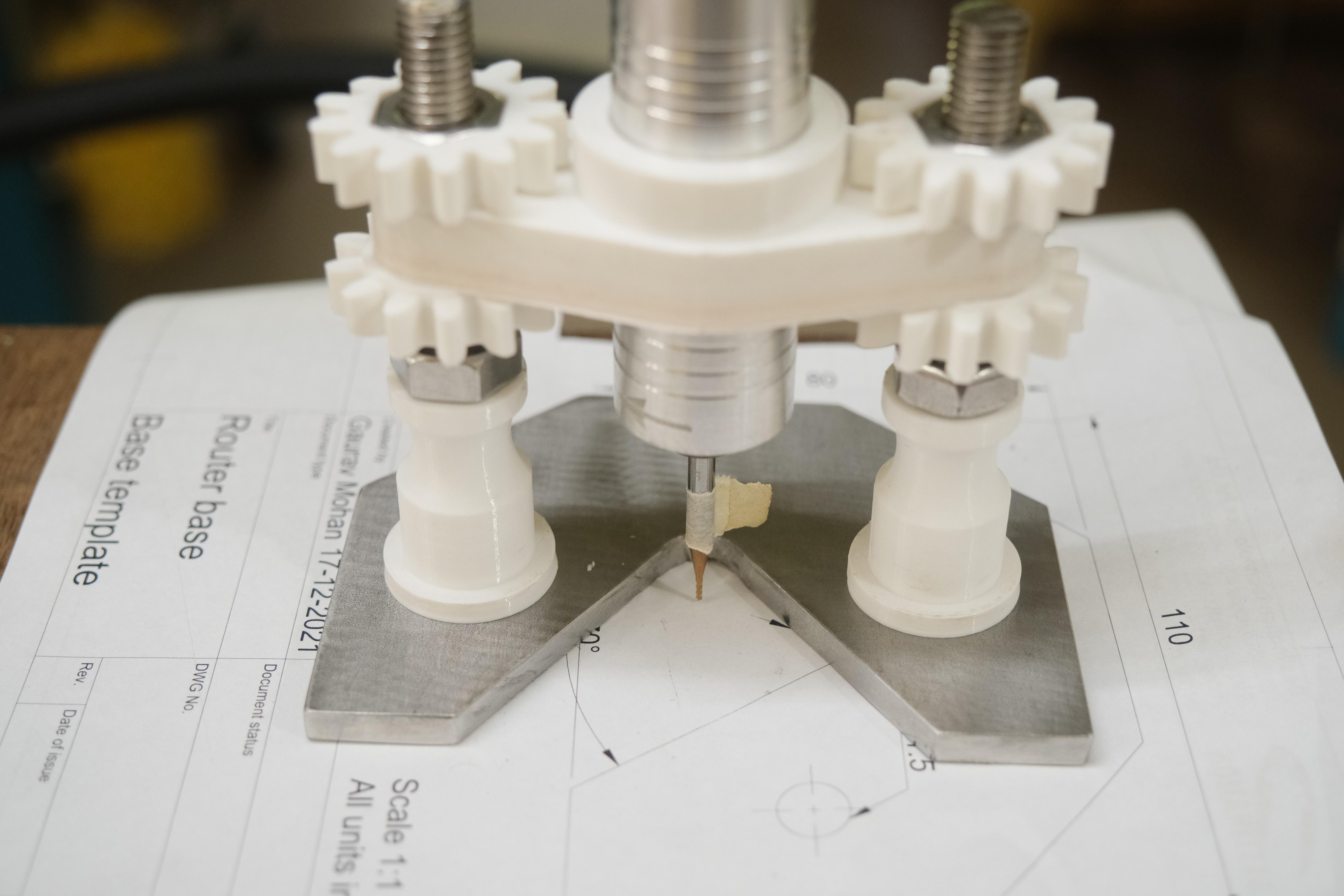 Precision Router Base Support For Dremel Tool Ce Distribution - Premium Vintage Texture Gallery - 4K