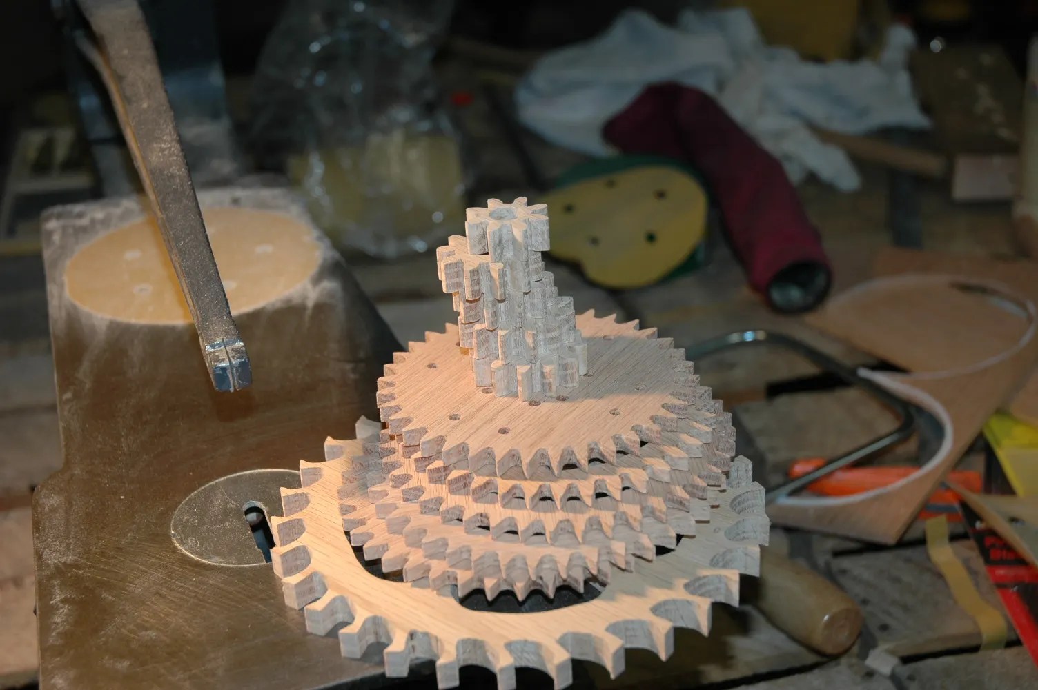 Wooden Gear Clock 9 Steps With Pictures Instructables