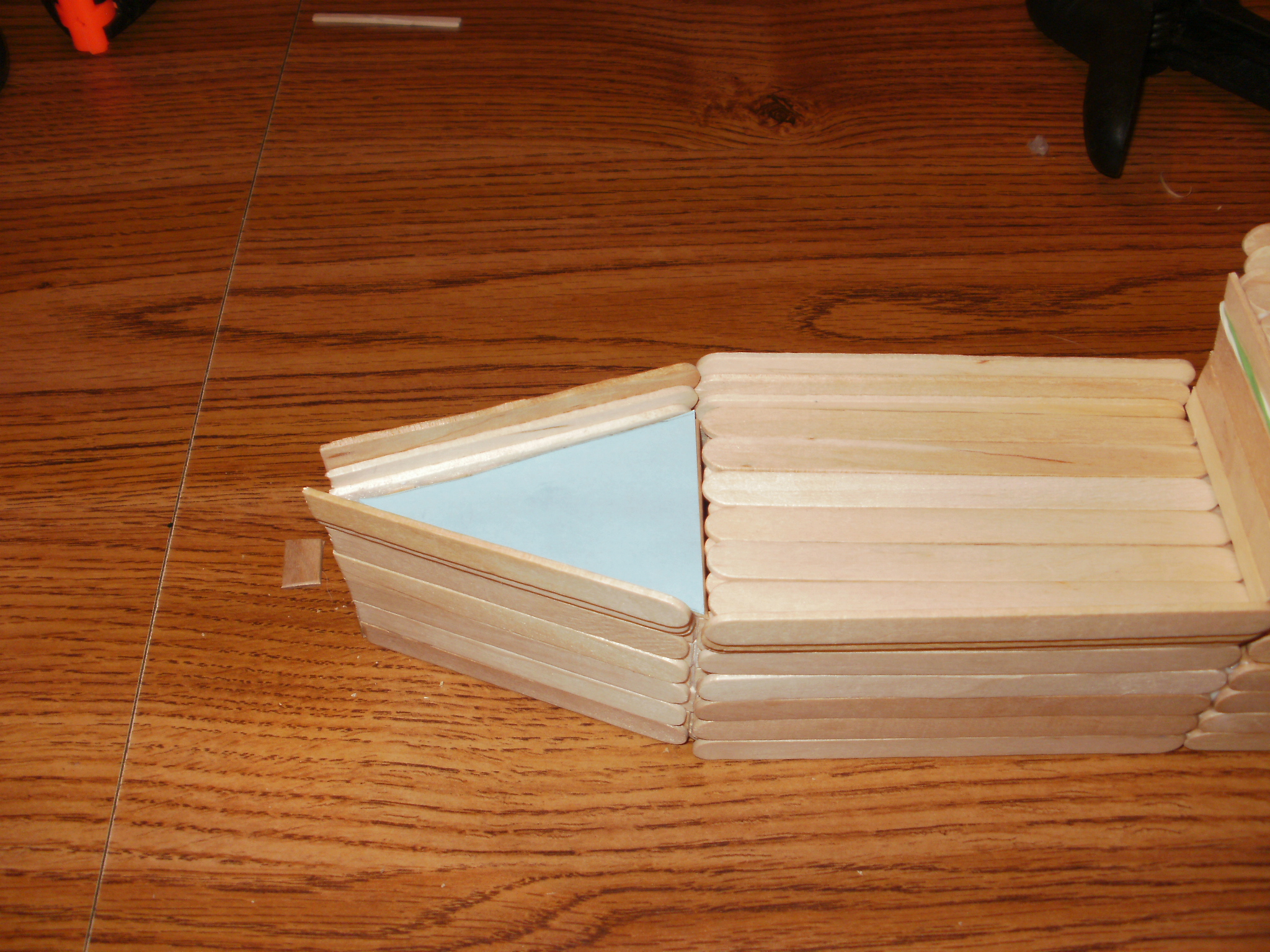 Arrange 8 craft sticks to create the ship'd hill (body). How To Build A Wooden Popsicle Stick Ship 16 Steps Instructables