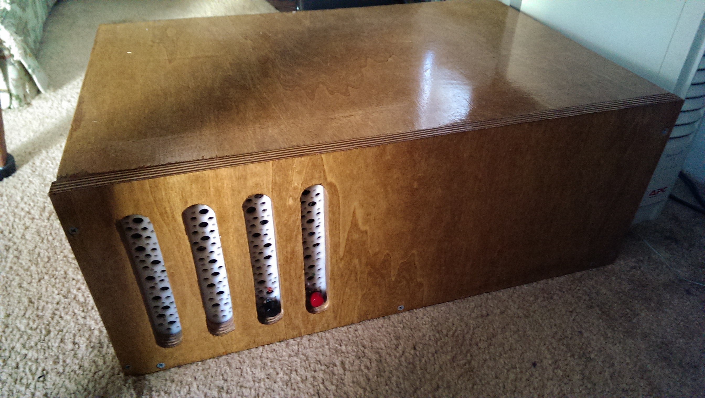 Wooden Computer Case - High Resolution Abstract Designs for Desktop