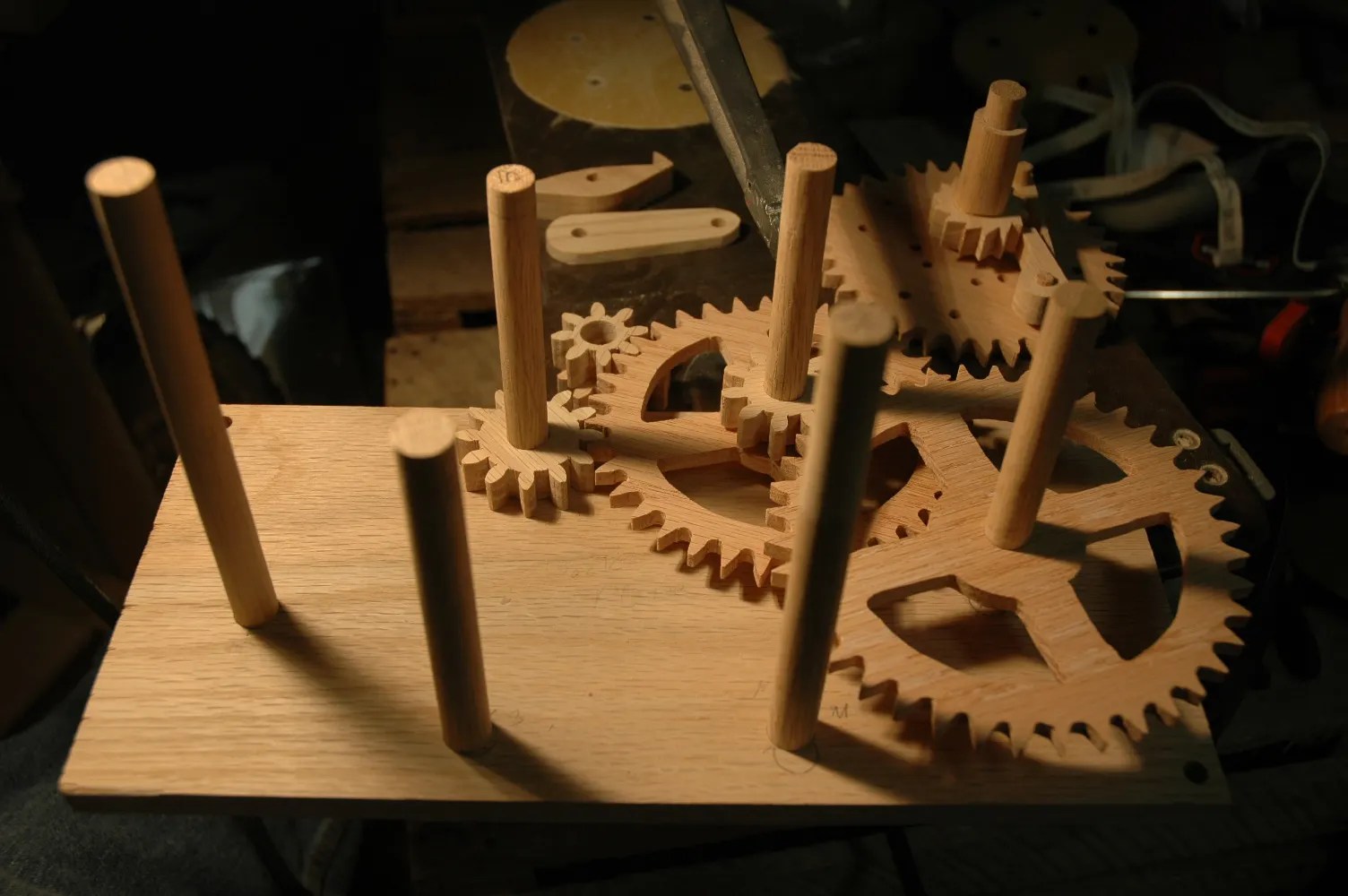 Wooden Gear Clock 9 Steps With Pictures Instructables