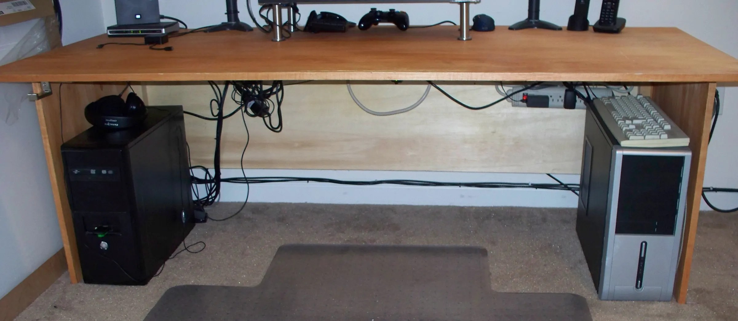 Simple Plywood Desk Desk 1 0 10 Steps With Pictures Instructables