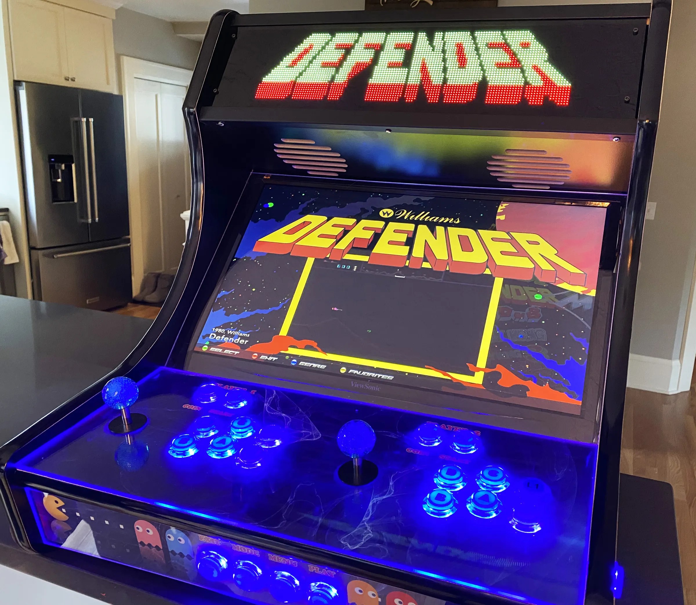 Our deluxe marquee for the arcade1up tempest cabinet repositions the marquee from the default position and moves it forward and adds the correct angle. Arcade Machine With Changing Led Marquee 5 Steps With Pictures Instructables