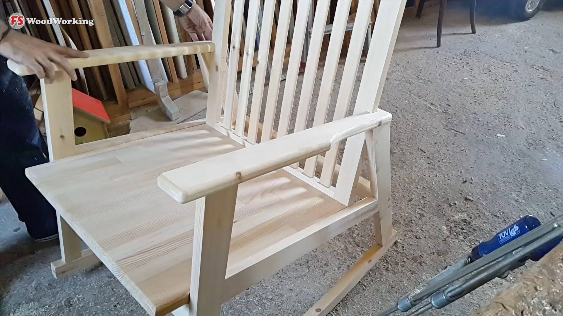 Wooden Rocking Chair 10 Steps With Pictures Instructables