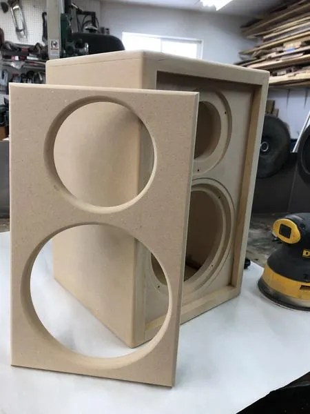 Easy Mdf Wood Joints Speaker Cabinet Enclosure Without Screws 5 Steps With Pictures Instructables