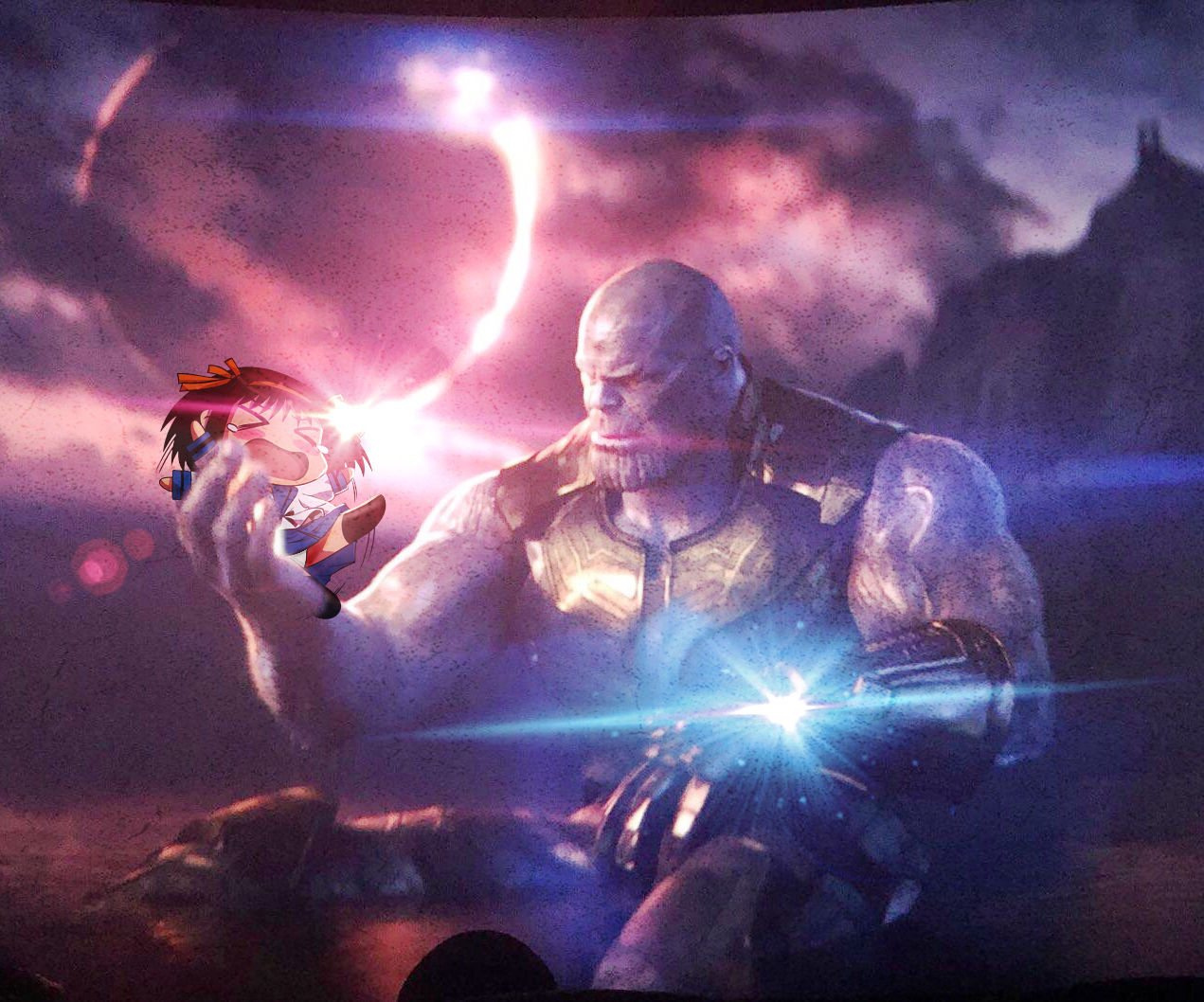pic Thanos Anime Version make thanos holds an anime girl 18