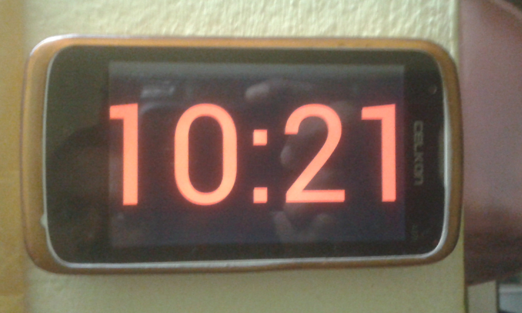 Mobile Digital Wall Clock 6 Steps Instructables - Dark Background Collection - High Resolution Quality