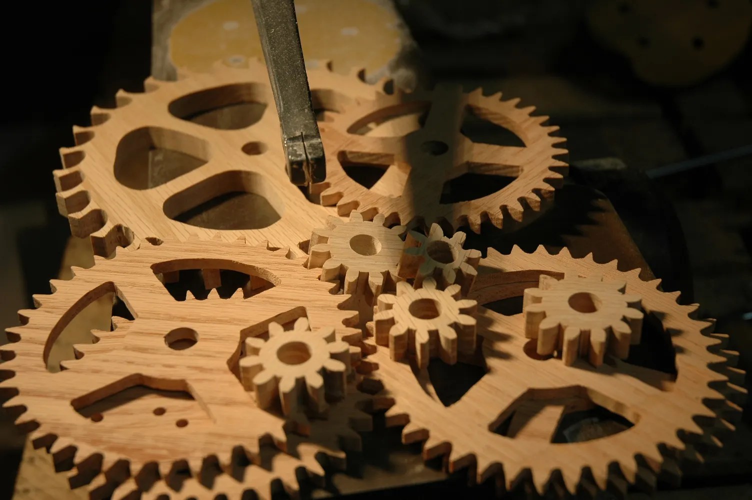 Wooden Gear Clock 9 Steps With Pictures Instructables