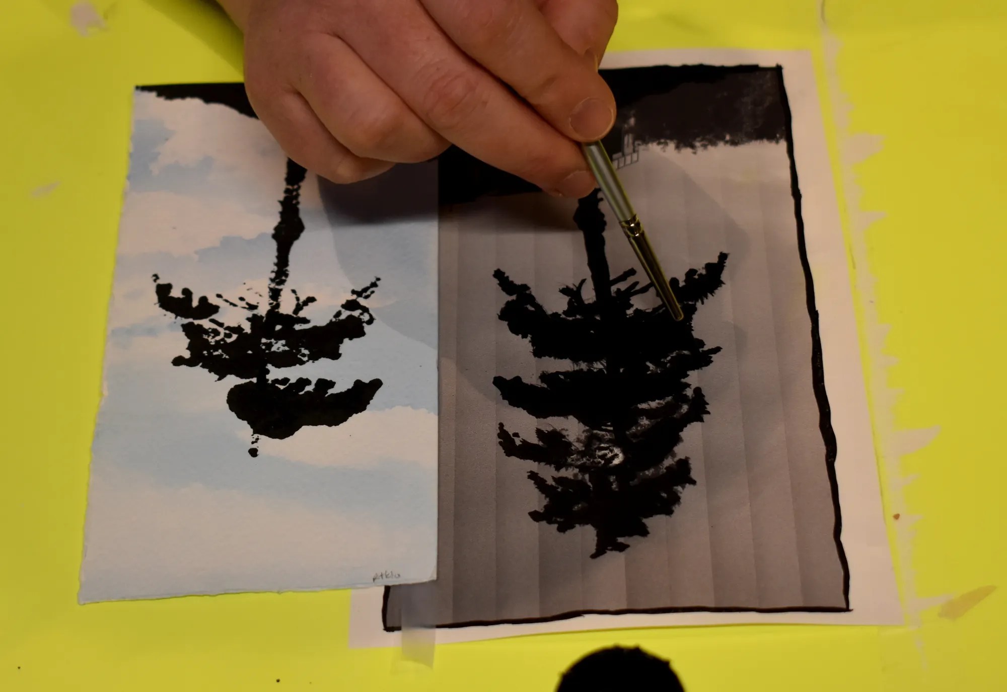 Easy Ink Art For Everyone 7 Steps With Pictures Instructables