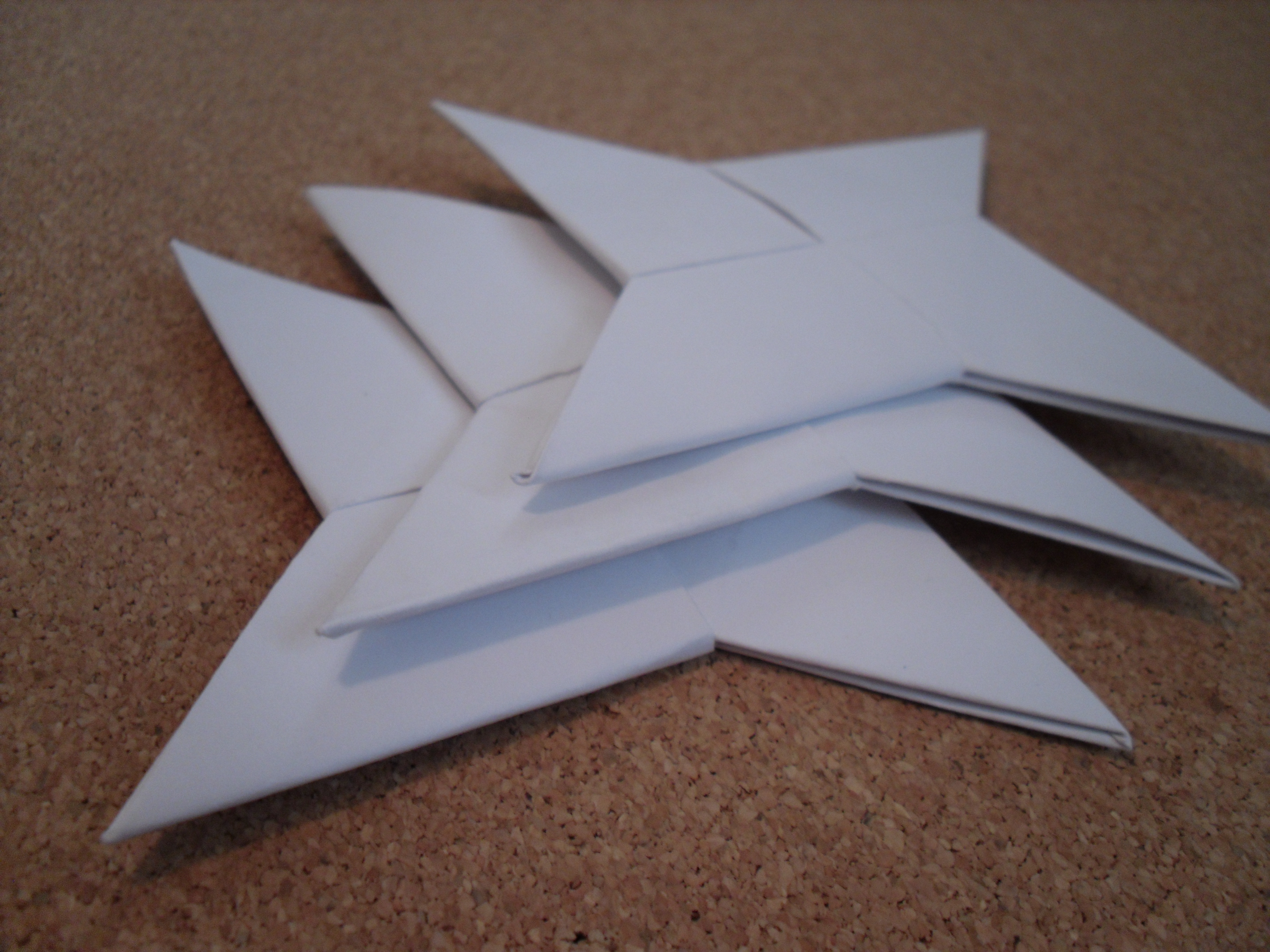 11 origami ninja daggers and sword || ninja star/claws/nunchacku/sai . Origami Ninja Star 4 Steps Instructables