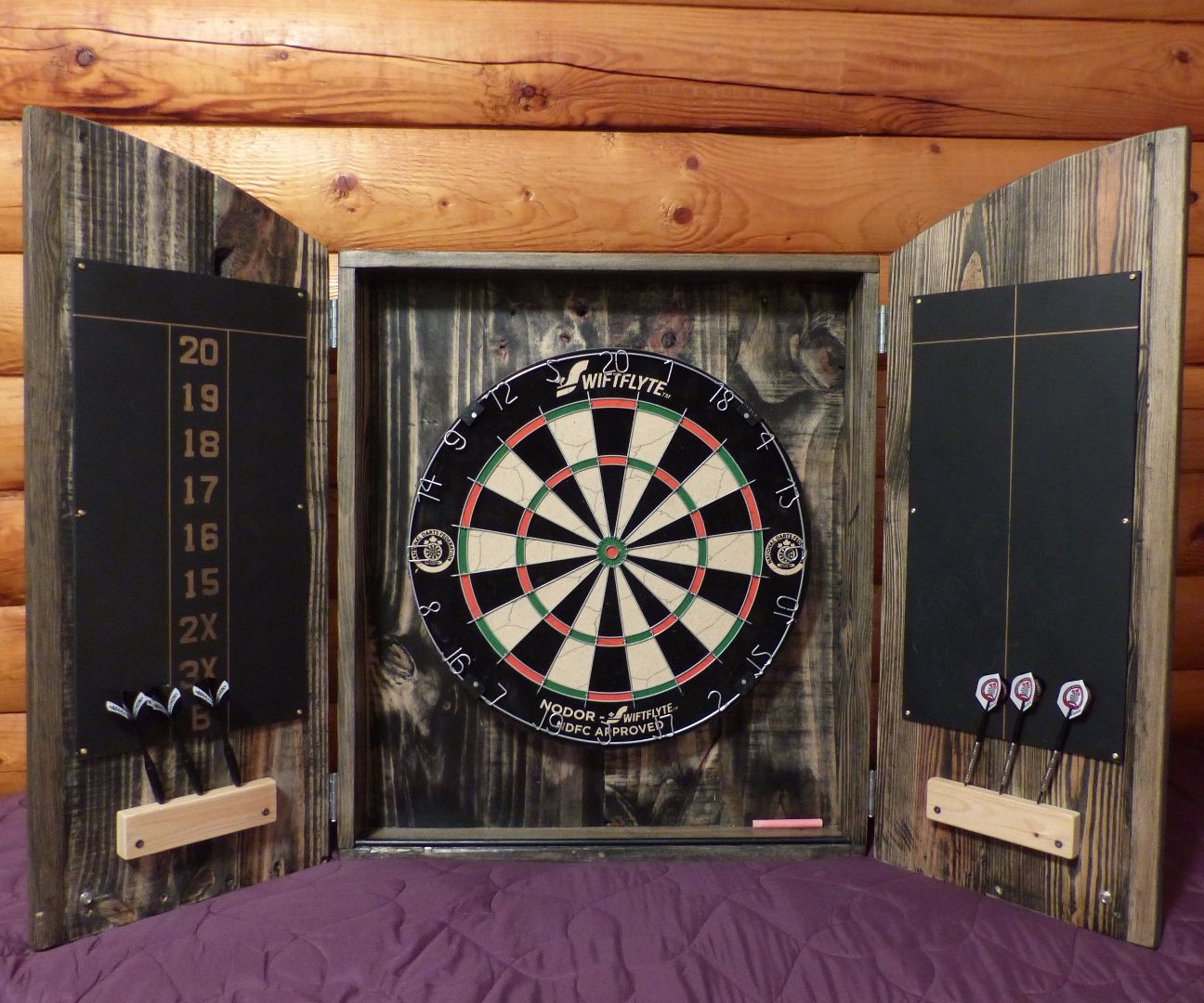 Dartboard Cabinet From Pallets 7 Steps With Pictures Instructables